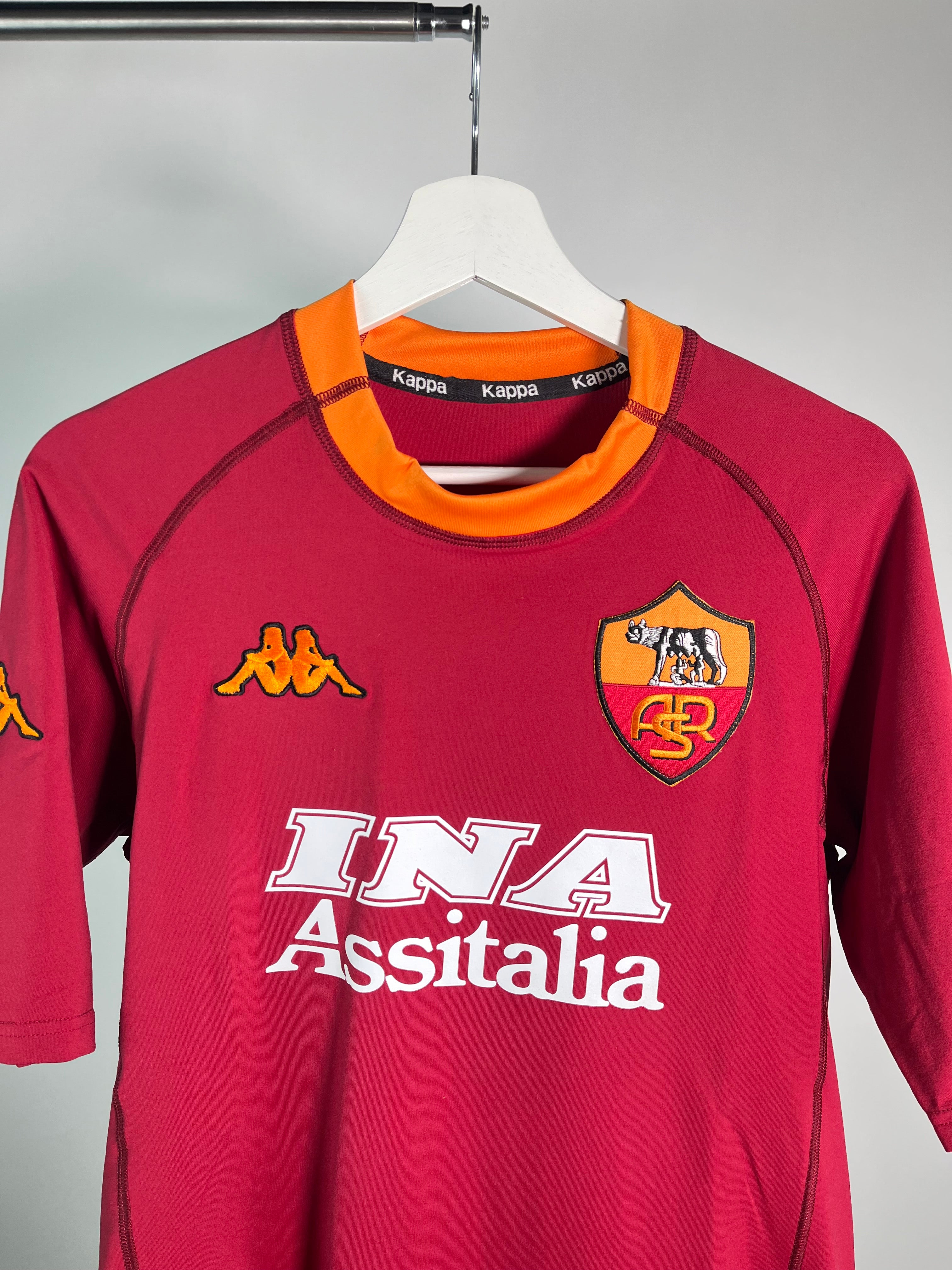 Jersey Roma Local Especial 2000 2001 Foliada 9521 de 10000 piezas *Incluye Caja* (XL)