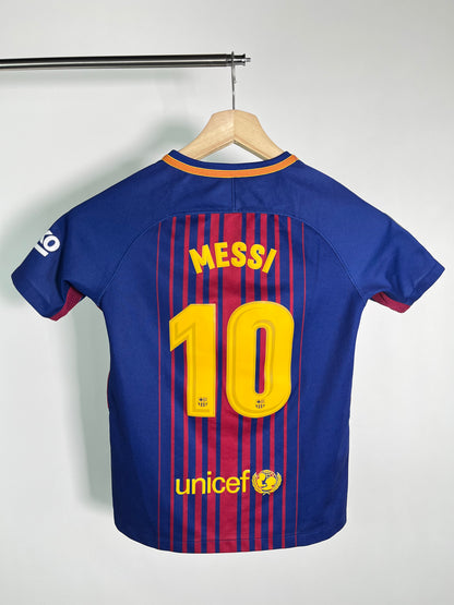Jersey Barcelona Local 2017 2018 Lionel Messi (M Niño)