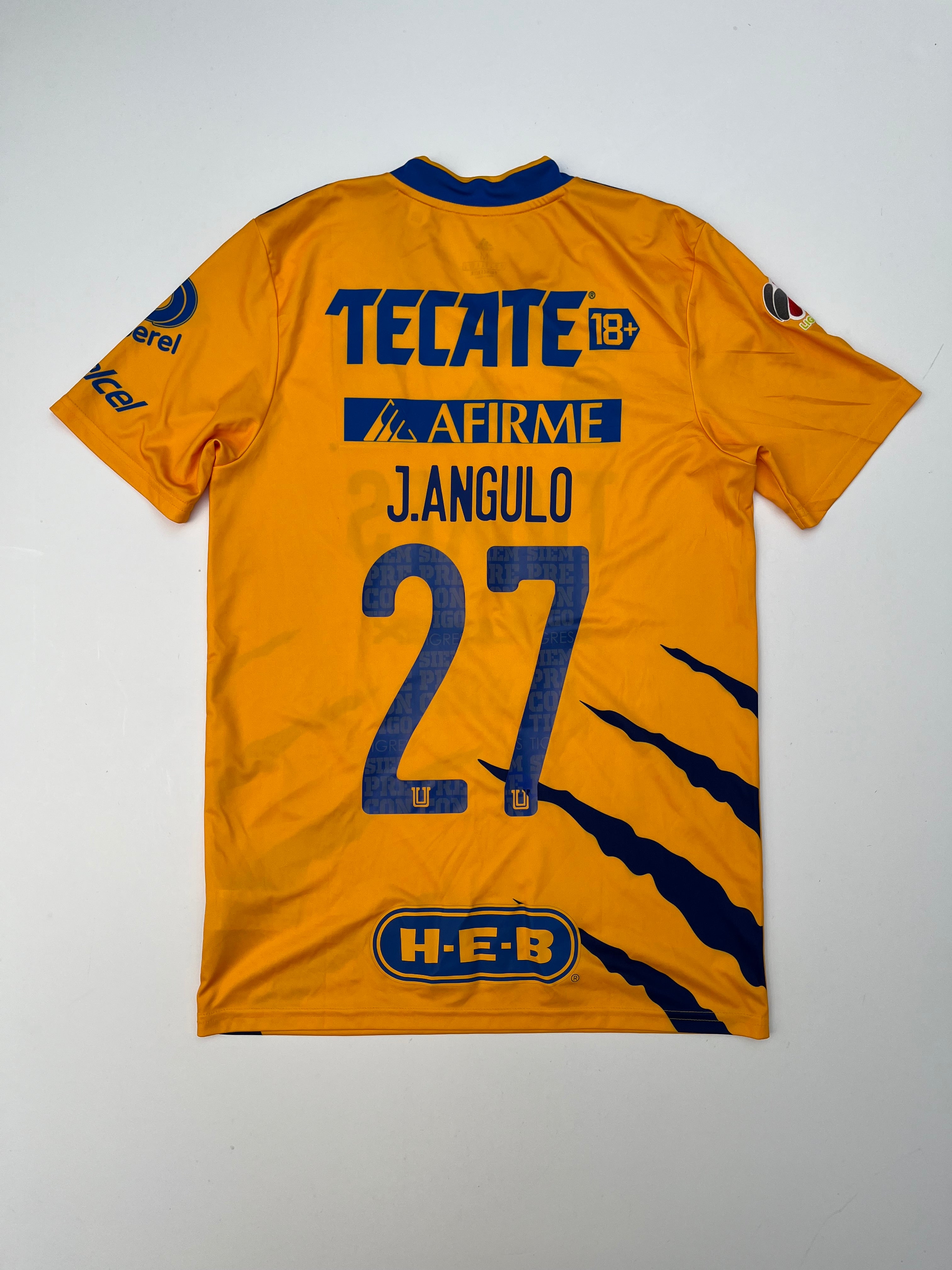 Jersey Tigres Local 2022 2023 Match Worn Jesús Angulo (M)