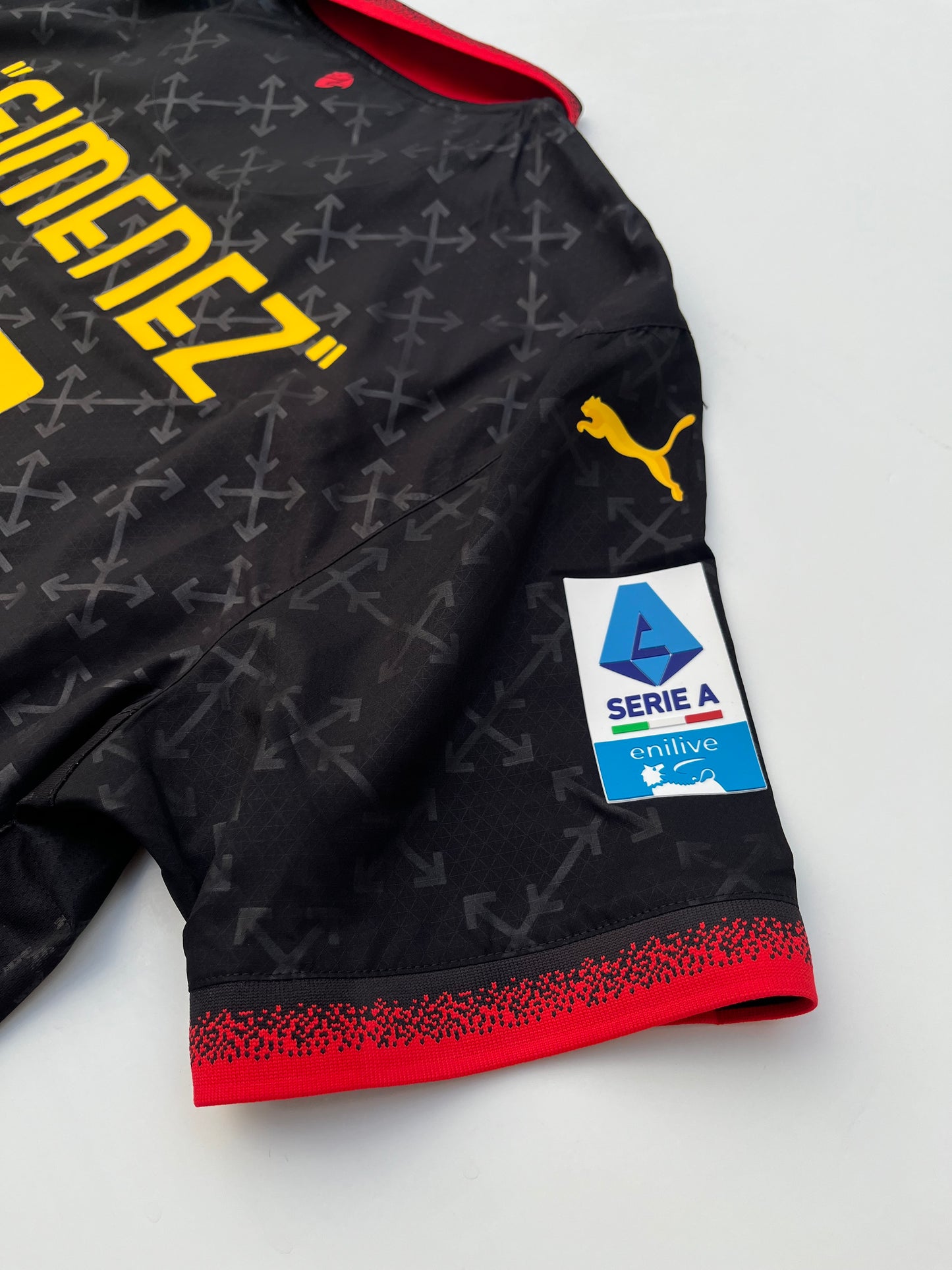 Jersey AC Milan Cuarta 2024 2025 OFF White Versión Jugador Con Caja Santiago Giménez (L)