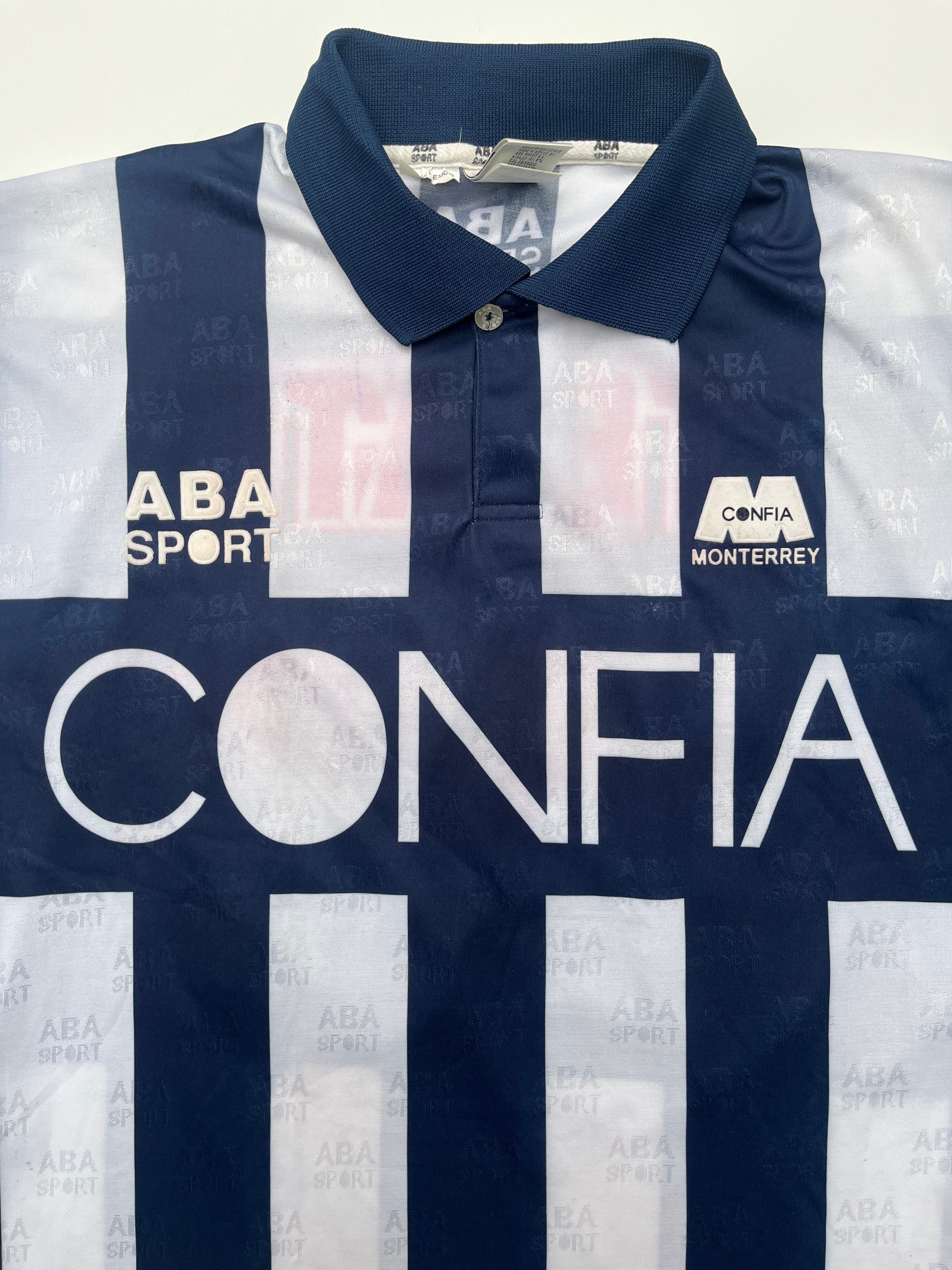Jersey Rayados Monterrey Local 1996 1997 Match Worn Carlos Bianchezi (L)