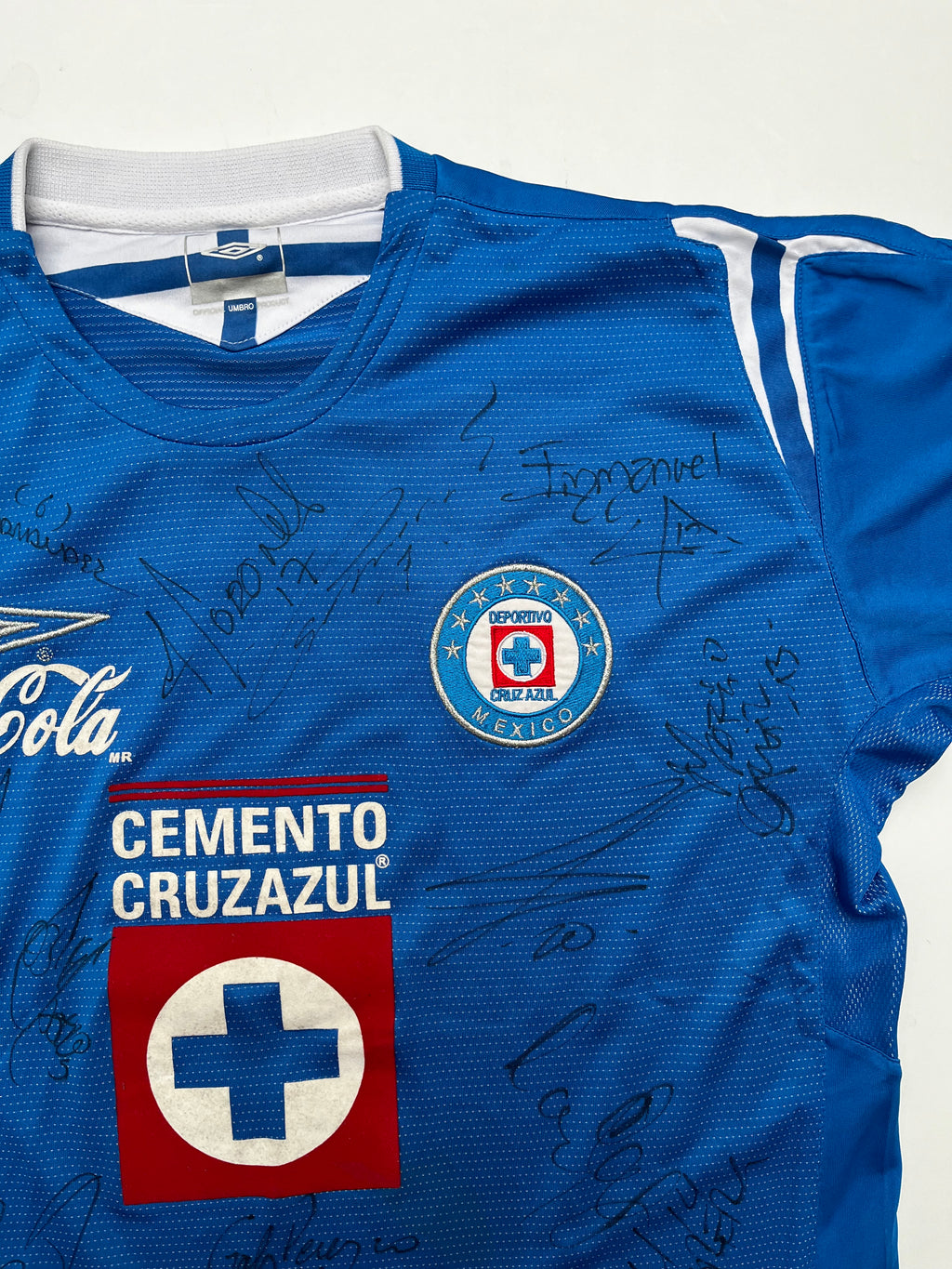 Jersey Cruz Azul Local 2004 2005 Autografiado (L niño)