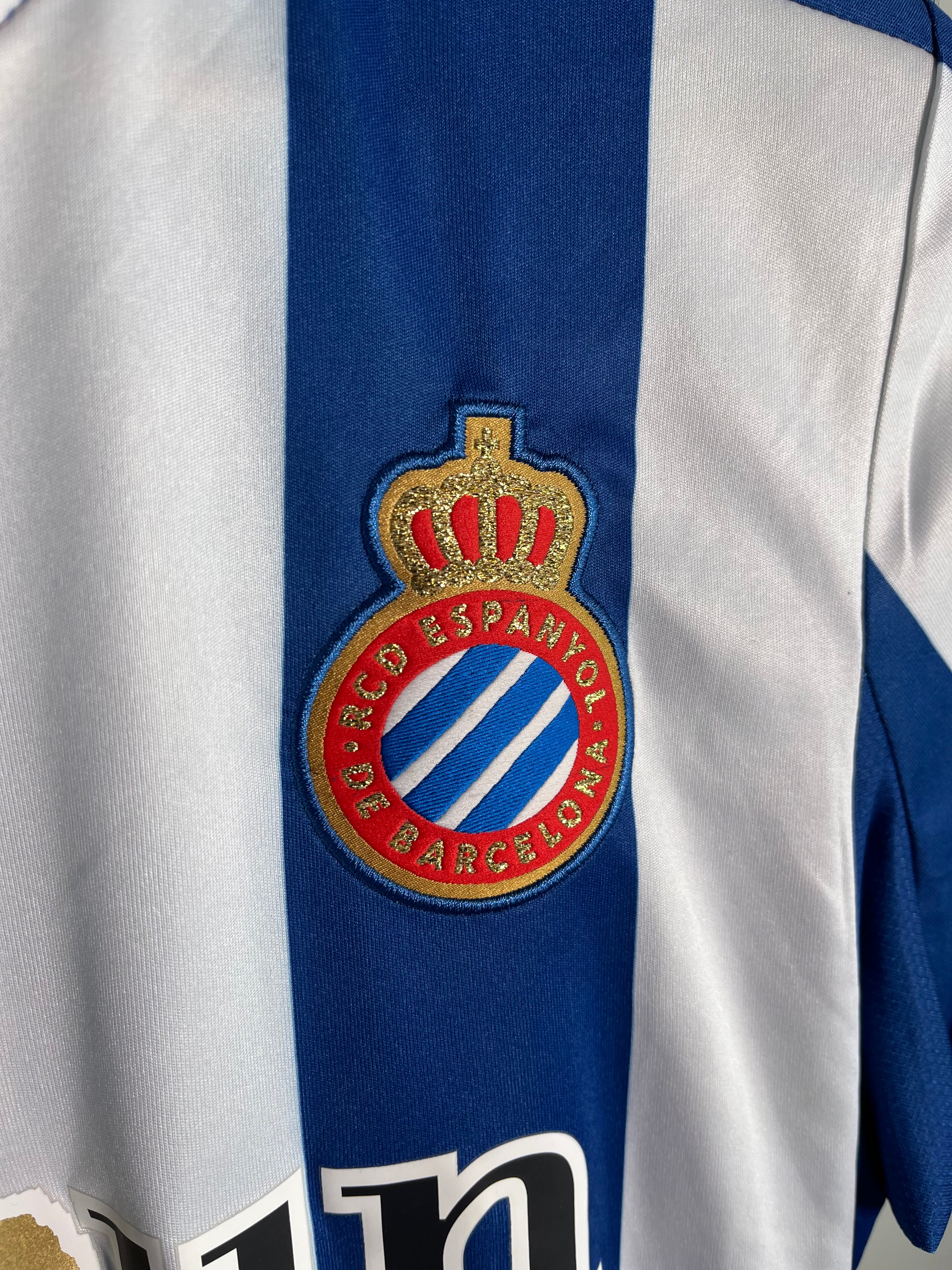 Jersey Espanyol de Barcelona Local 2012 2013 Autografiado Javier Aguirre (M)