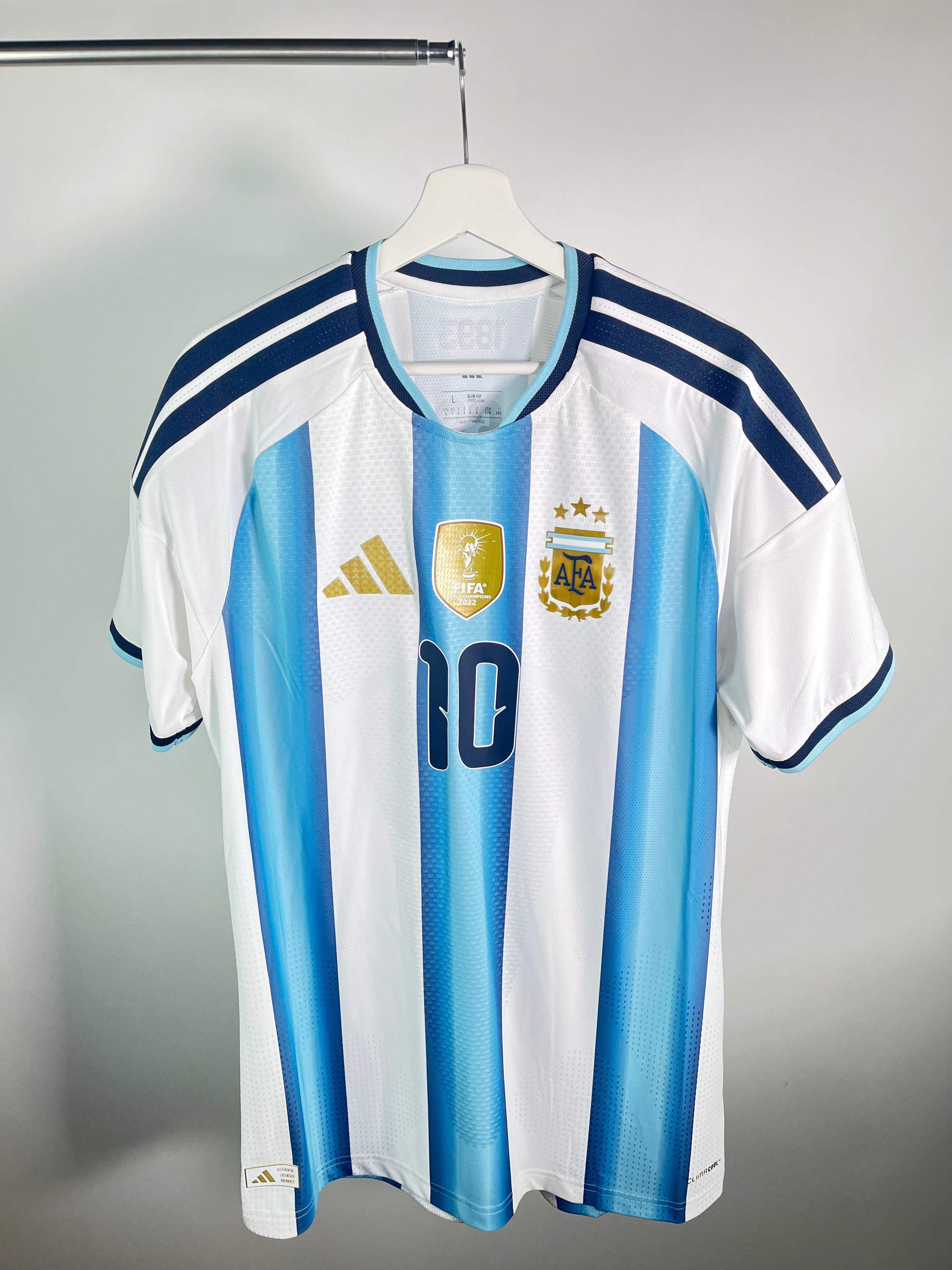 Jersey Argentina Local 2026 2027 Versión Jugador Lionel Messi (L)