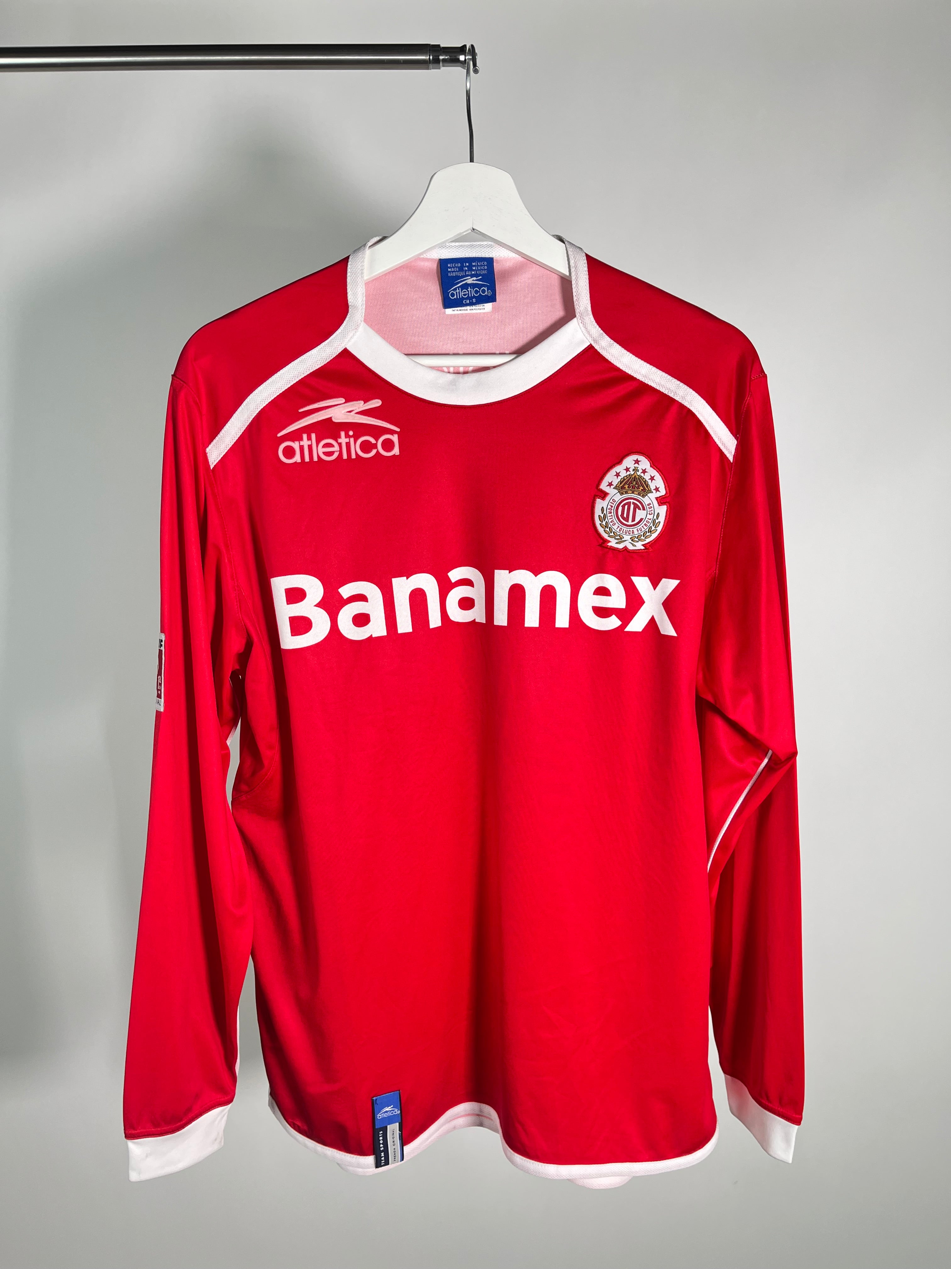 Jersey Toluca Local 2004 2005 Manga Larga Sinha (S)