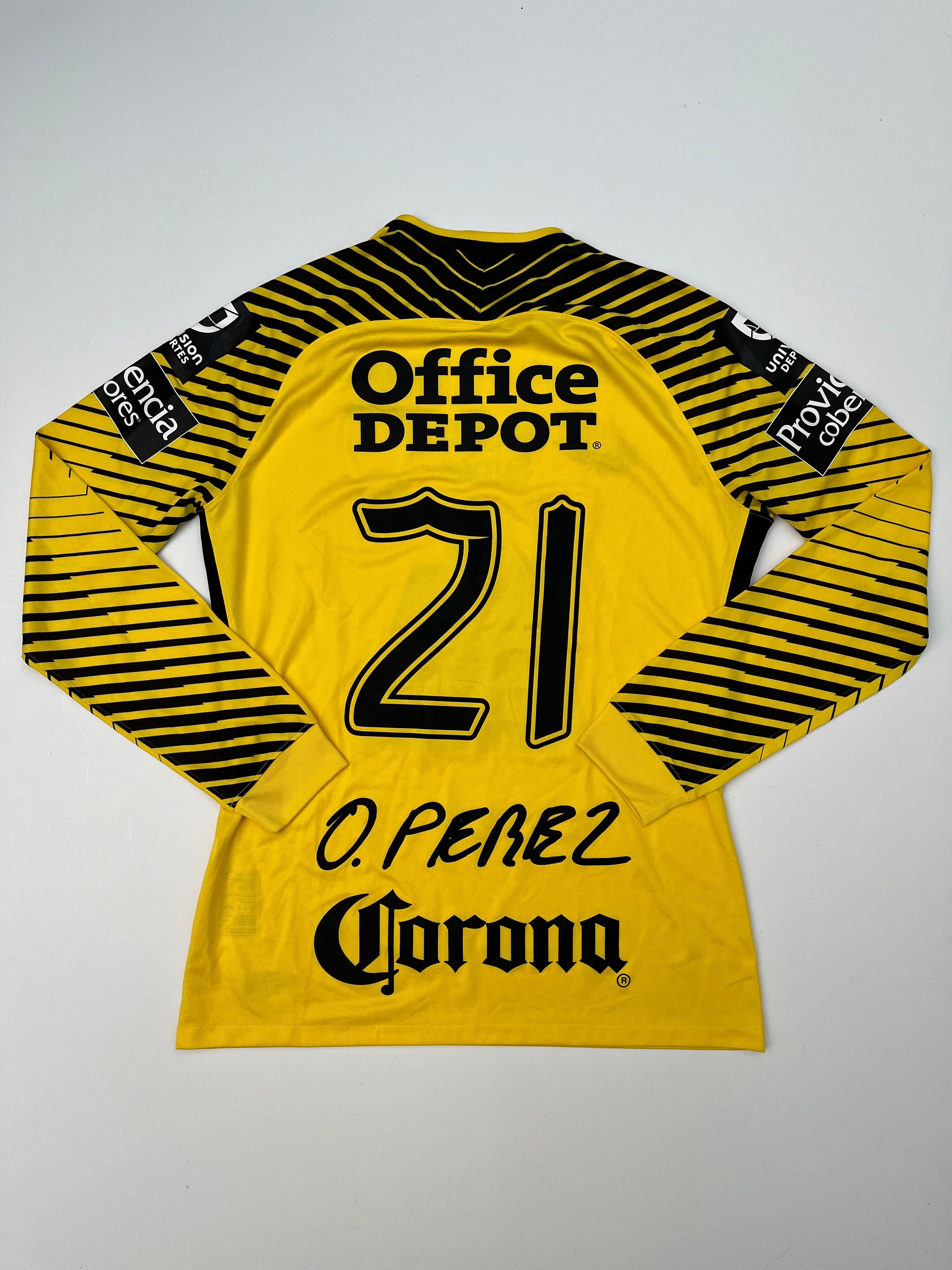 Jersey Pachuca Portero 2017 2018 Match Worn Óscar Pérez (L)