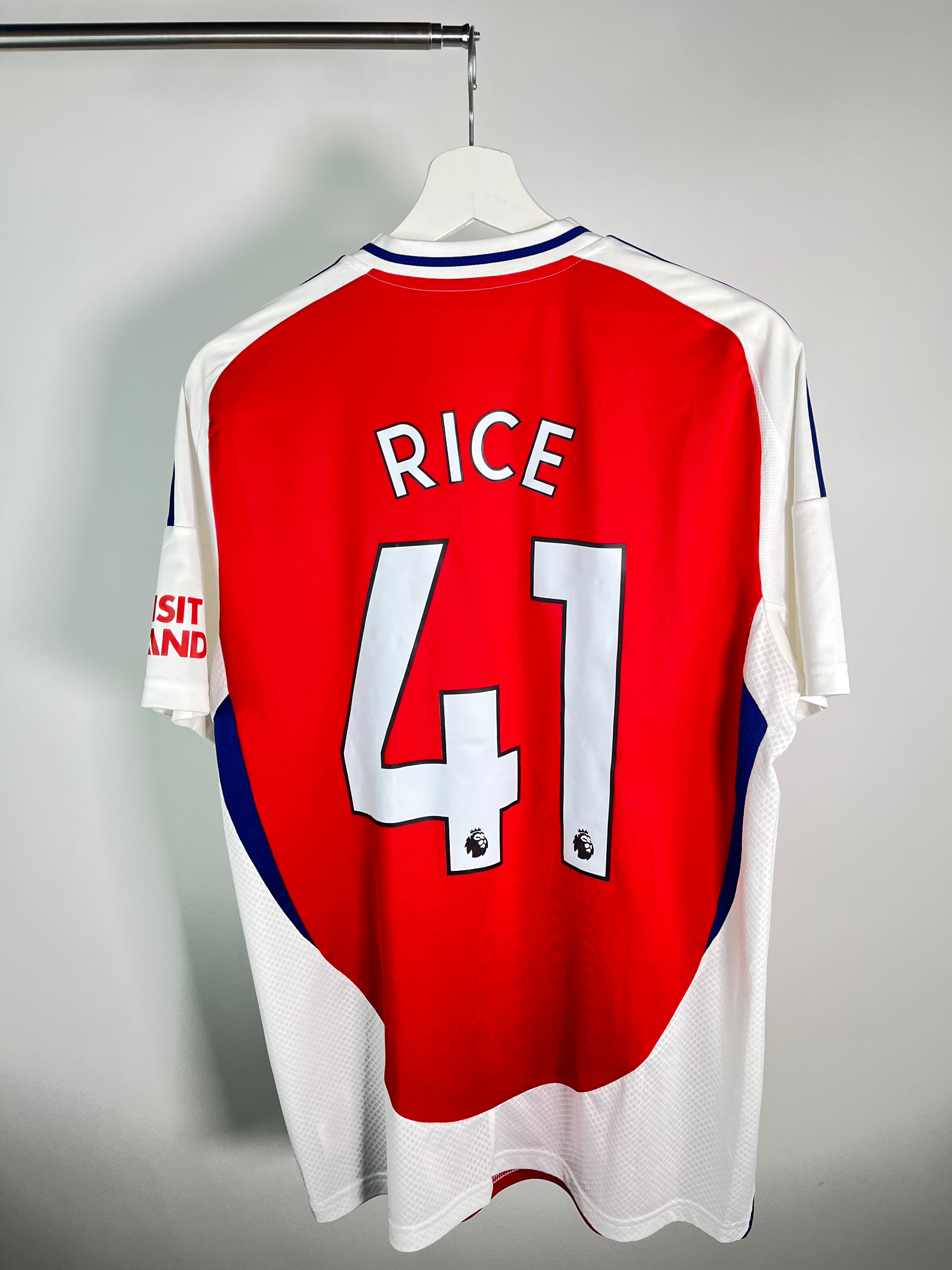 Jersey Arsenal local 2024 2025 Declan Rice (L)