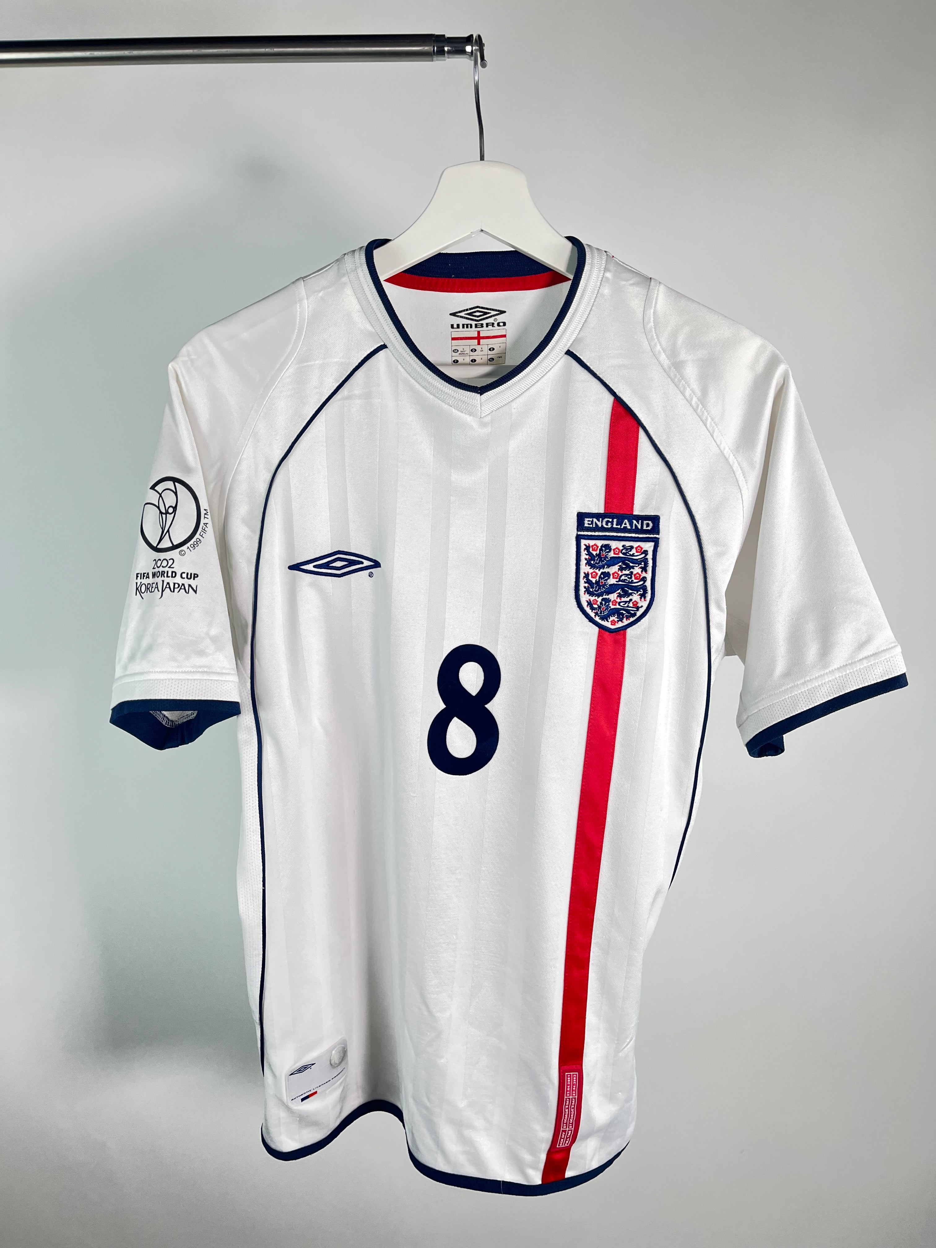 Jersey Inglaterra Local 2002 2003 *Mundial Corea Japón* Paul Scholes (S)