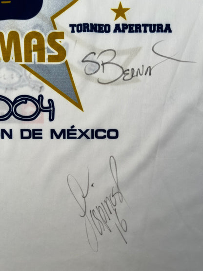 Jersey Pumas Especial Campeones 2004 Autografiado (L)