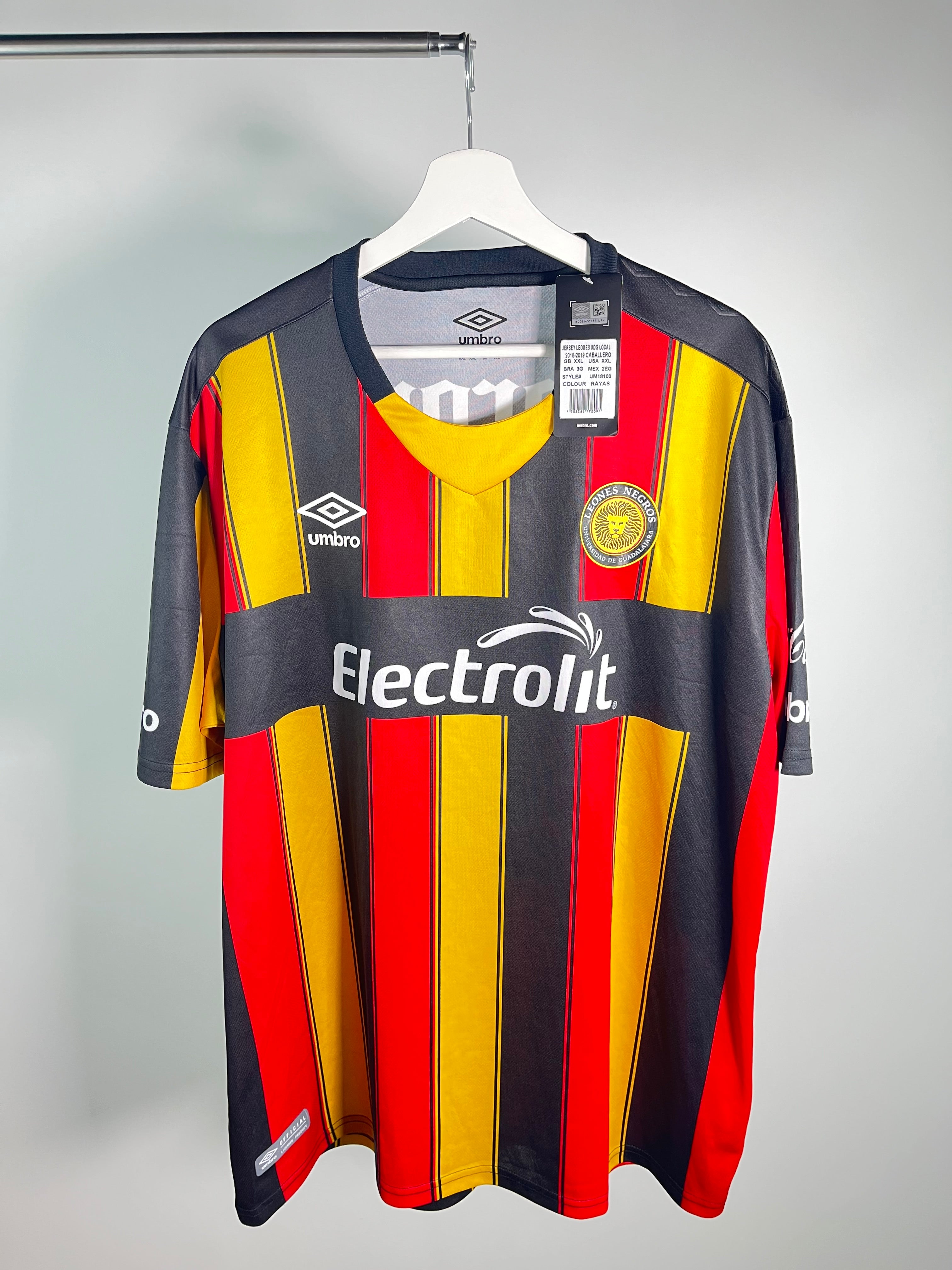 Jersey Leones Negros Local 2018 2019 *C/Etiquetas* (XXL)