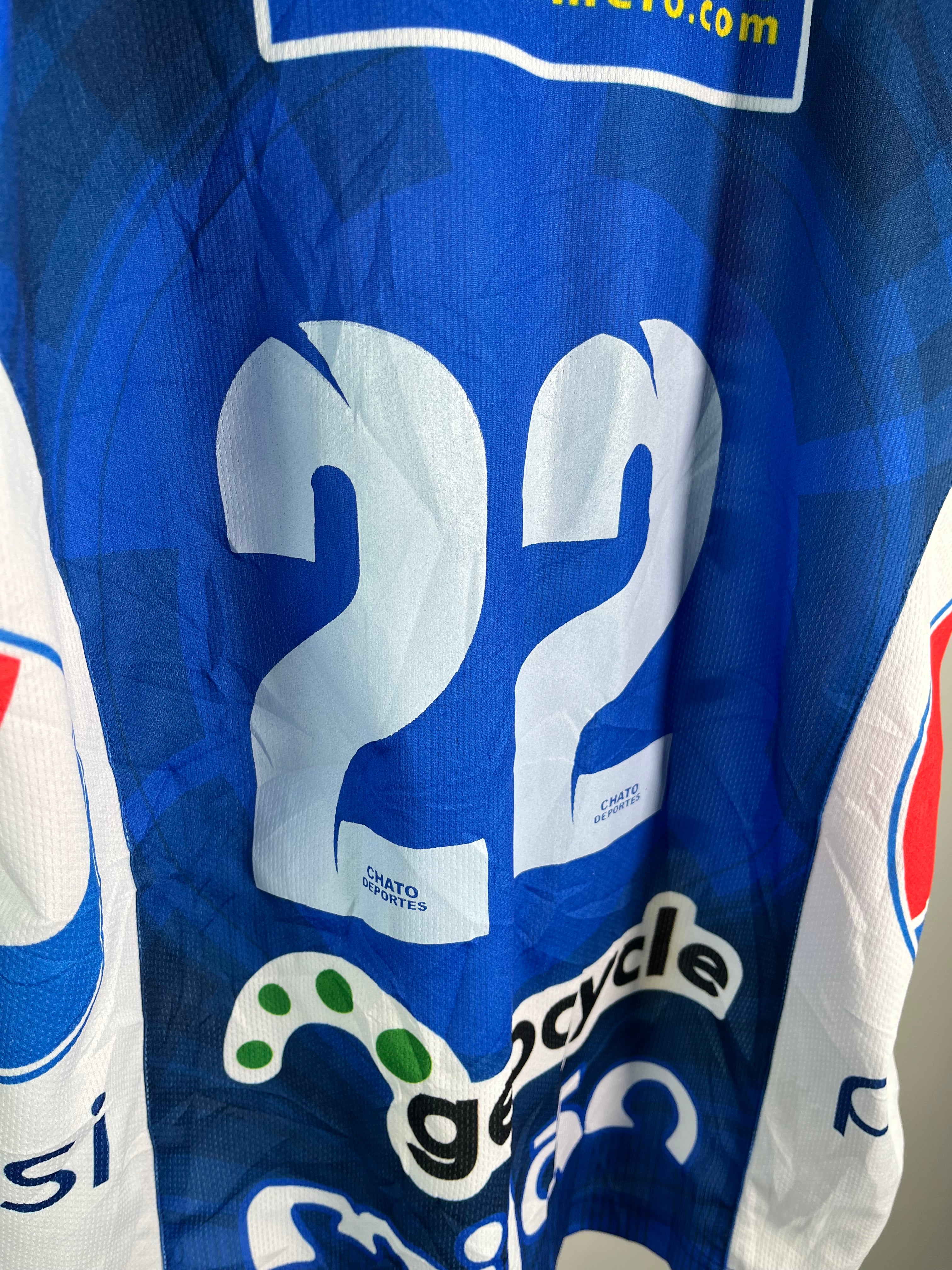 Jersey Isidro Metapán Local 2013 2014 Match Worn Autografiado Michael Funes (M)