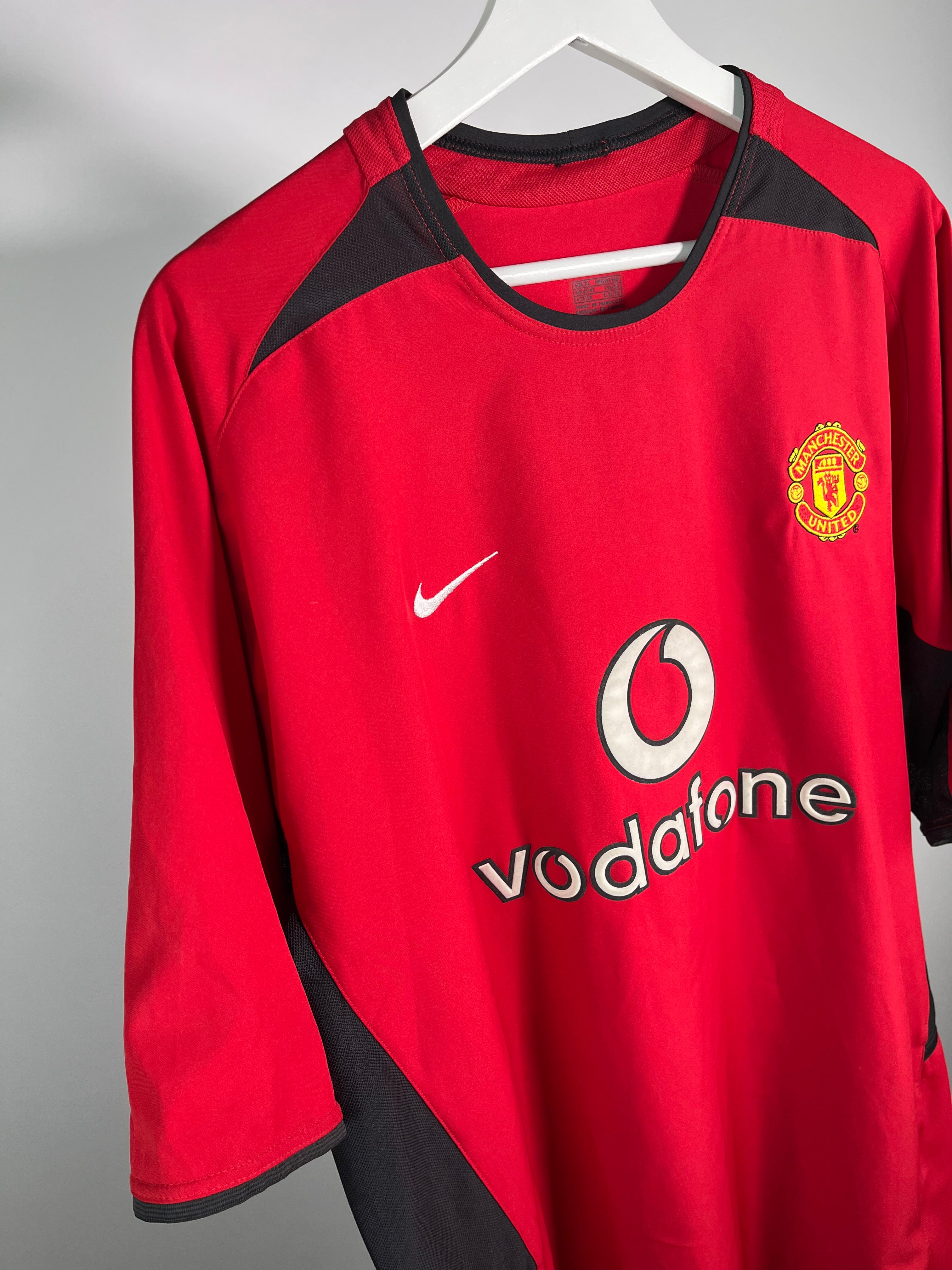 Jersey Manchester United Local 2002 2004 *C/Etiquetas* David Beckham (XL)
