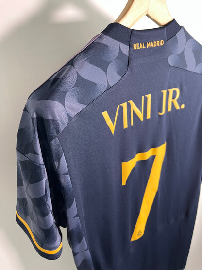 Jersey Real Madrid Visita 2023 2024 Vinícius Júnior  (L)