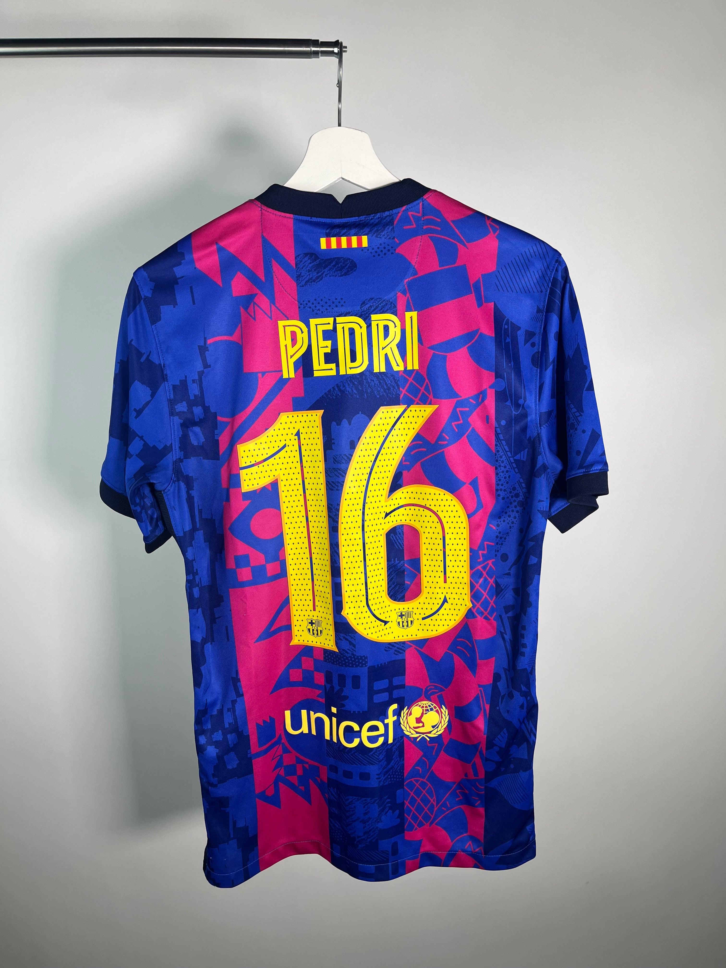 Jersey Barcelona Local Especial 2021 2022 Pedri (S)