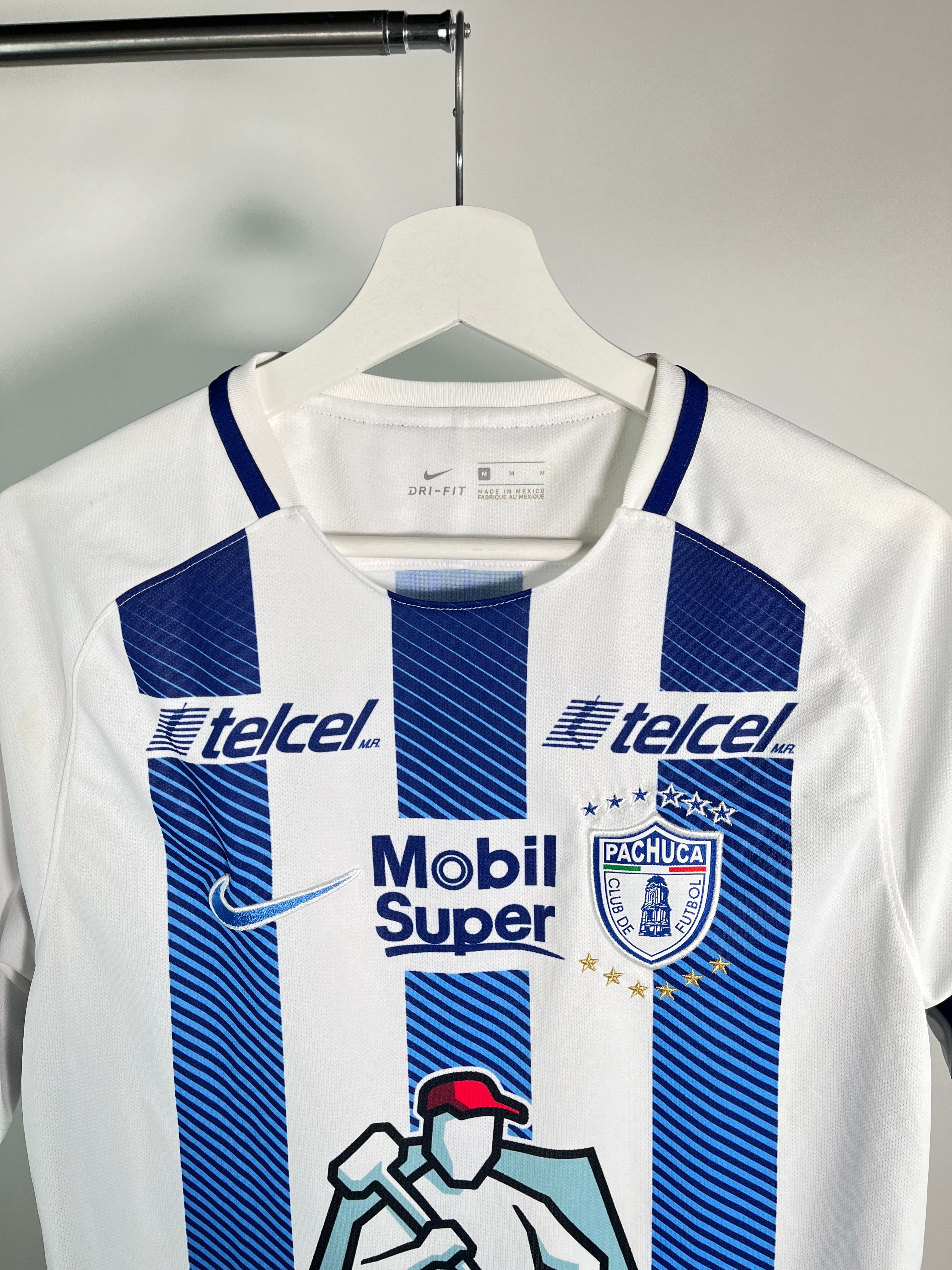 Jersey Pachuca Local 2017 2018 Autografiado Oscar Pérez (M)