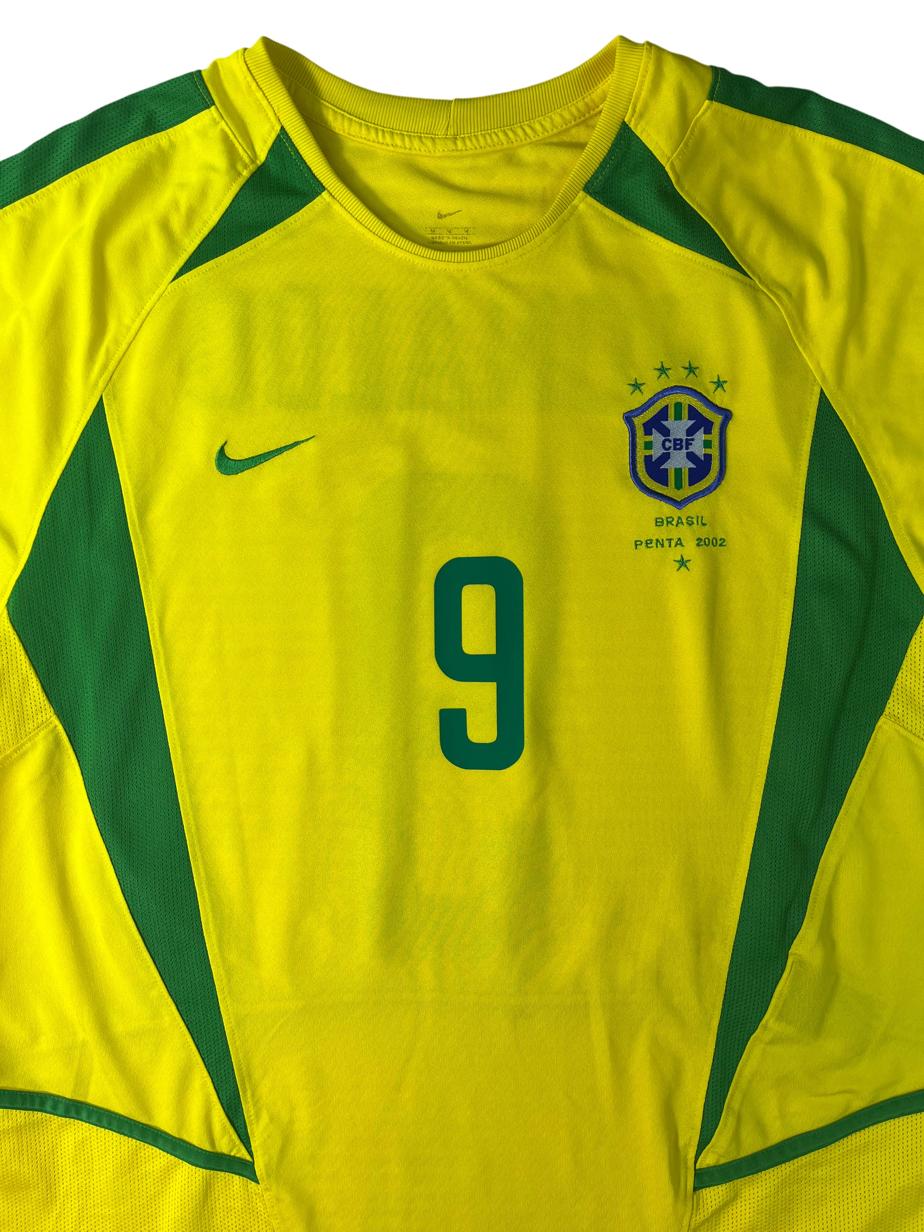 Jersey Brasil Local 2002 2004 Ronaldo Nazario (M)