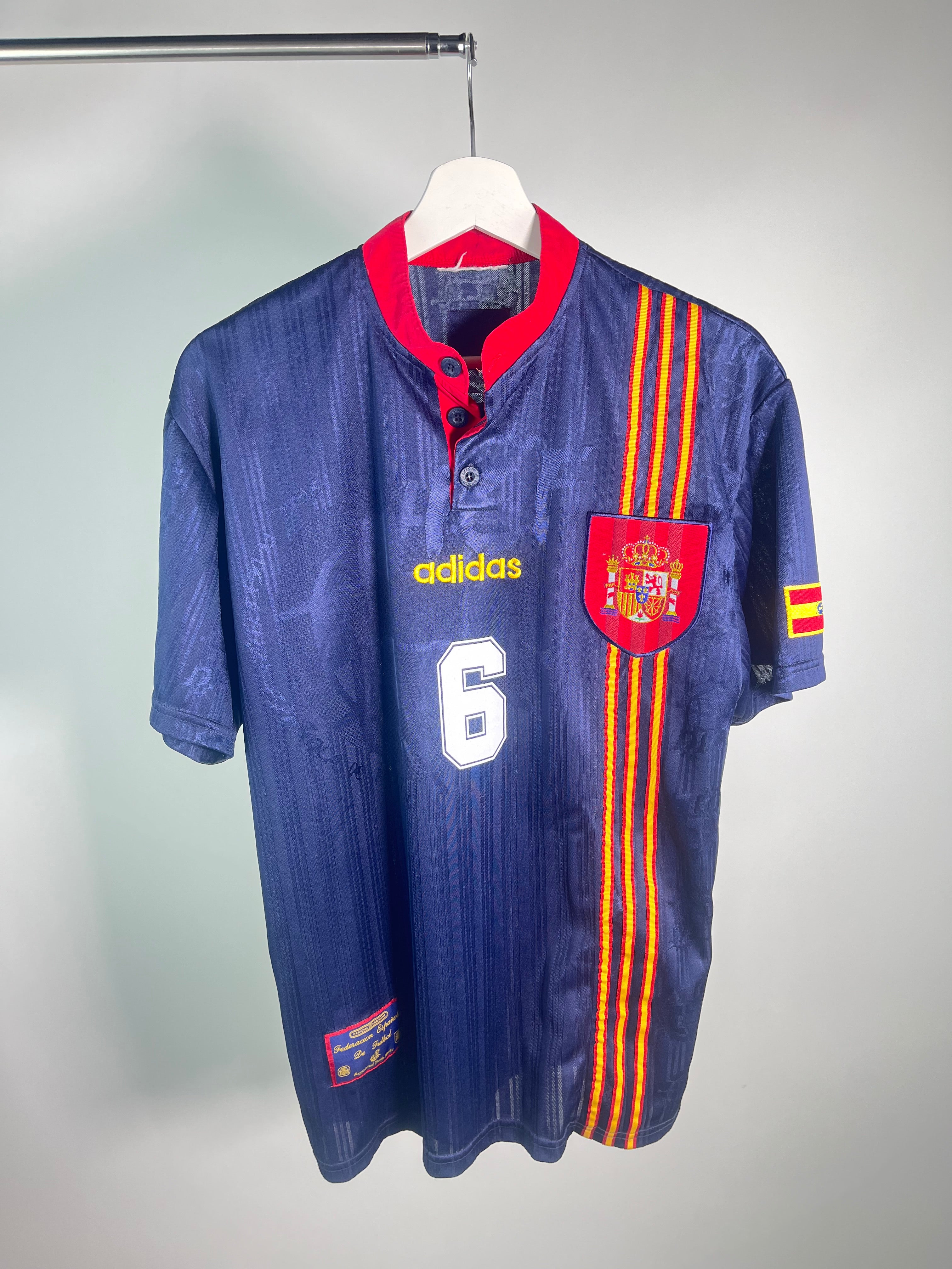 Jersey España Visita 1996 1998 Fernando Hierro (L)