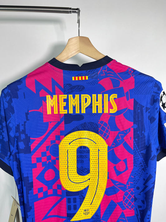 Jersey Barcelona Tercera 2021 2022 Versión Jugador *C/Etiquetas* Memphis Depay (M)