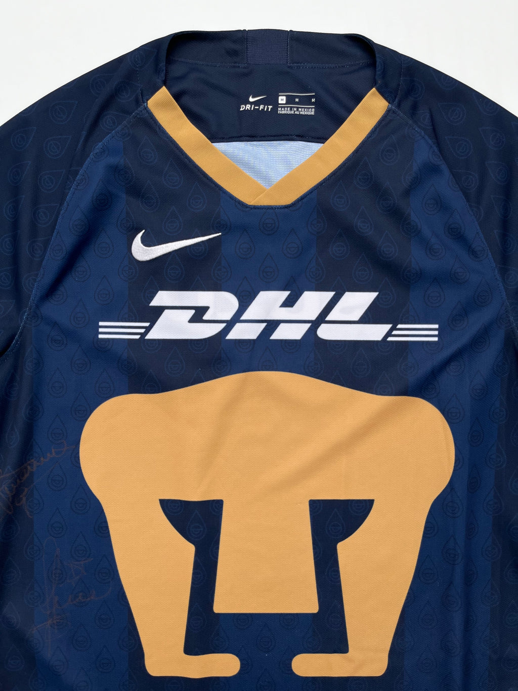 Jersey Pumas Visita 2019 2020 Autografiado Andrés Lillini y Juan Dinenno (M)