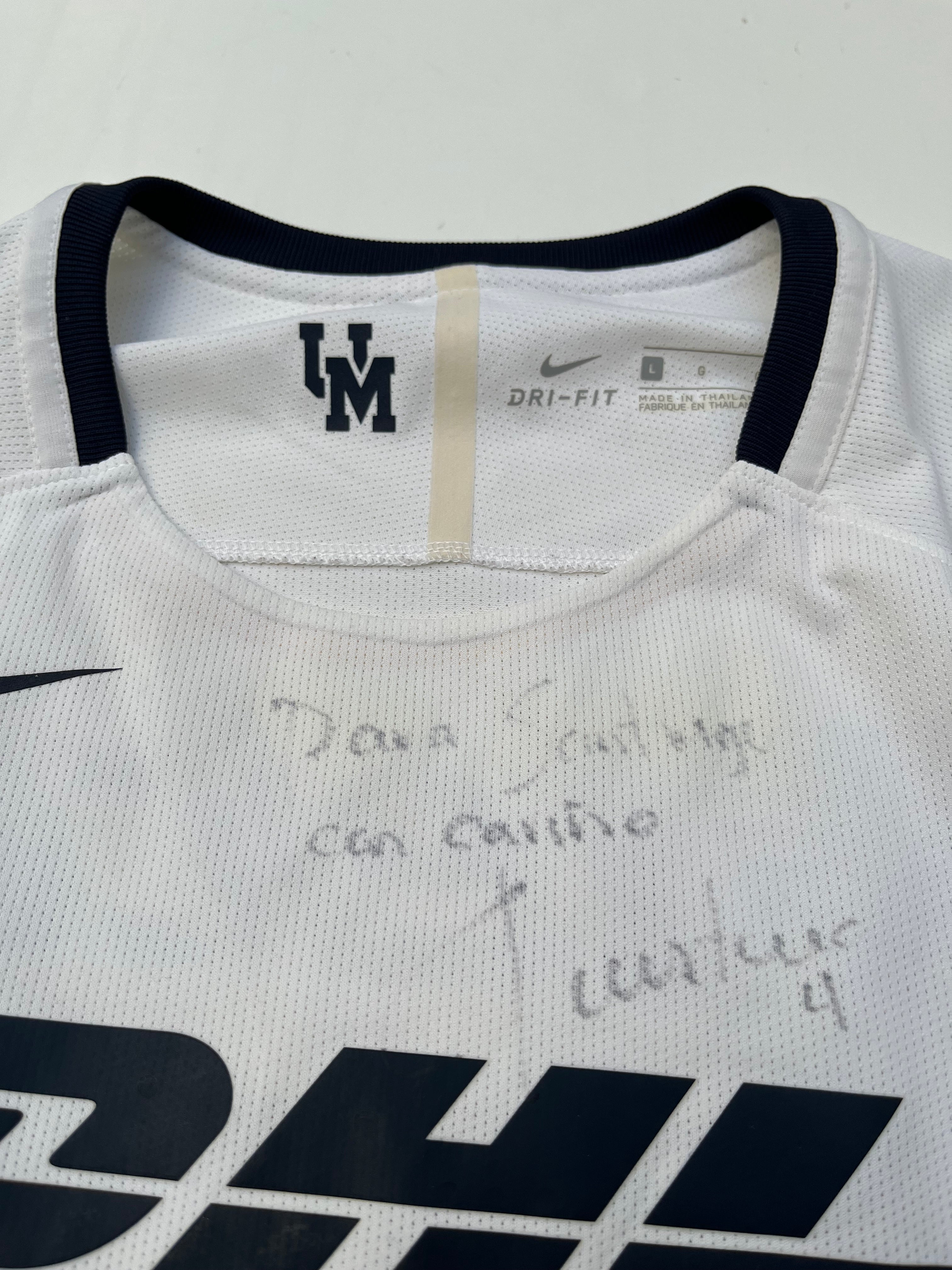 Jersey Pumas Visita 2017 2018 Utilería Autografiado por Fernando Quintana (L)