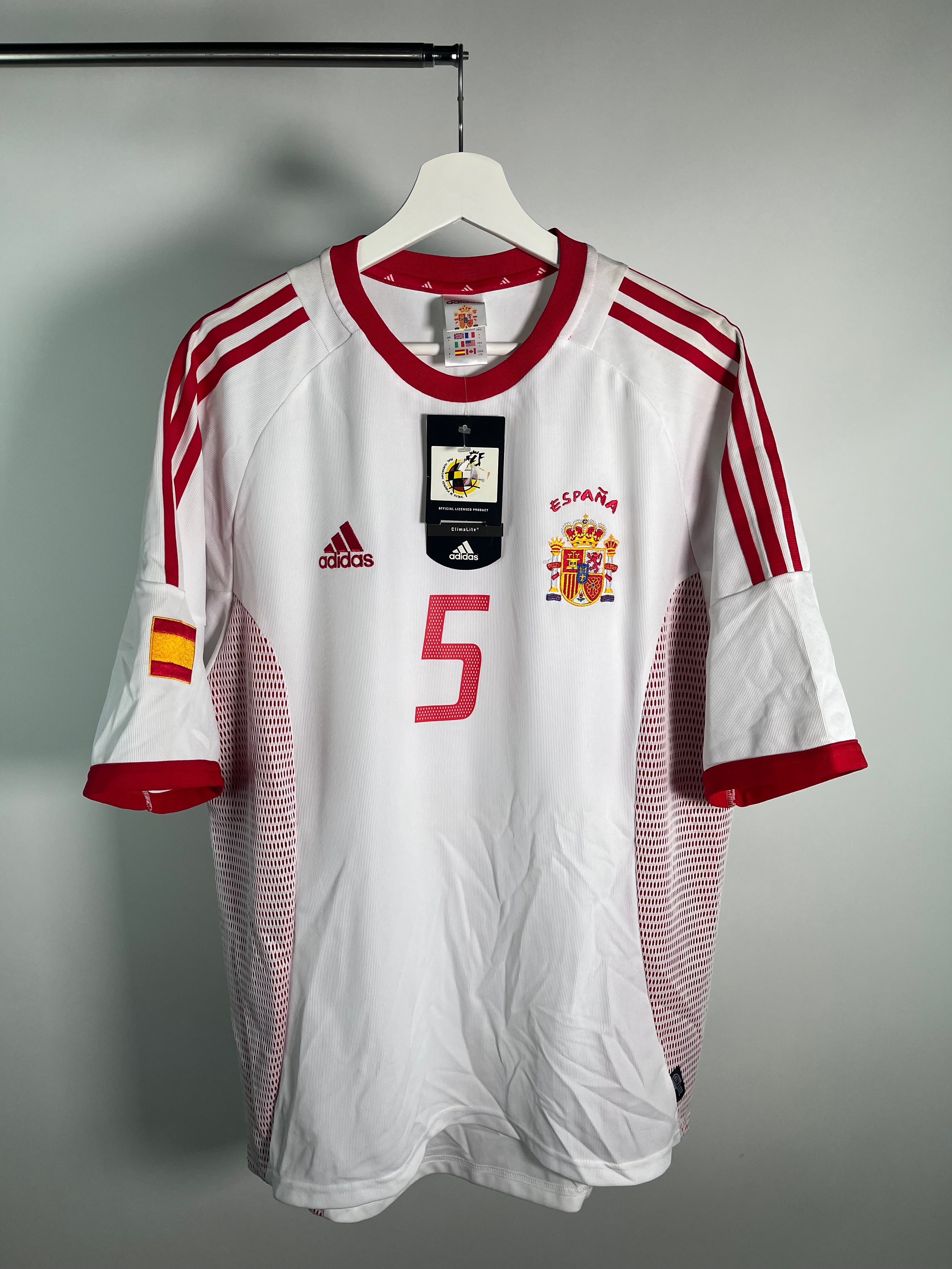 Jersey España Visita 2002 2004 Carles Puyol *C/Etiquetas* (L)