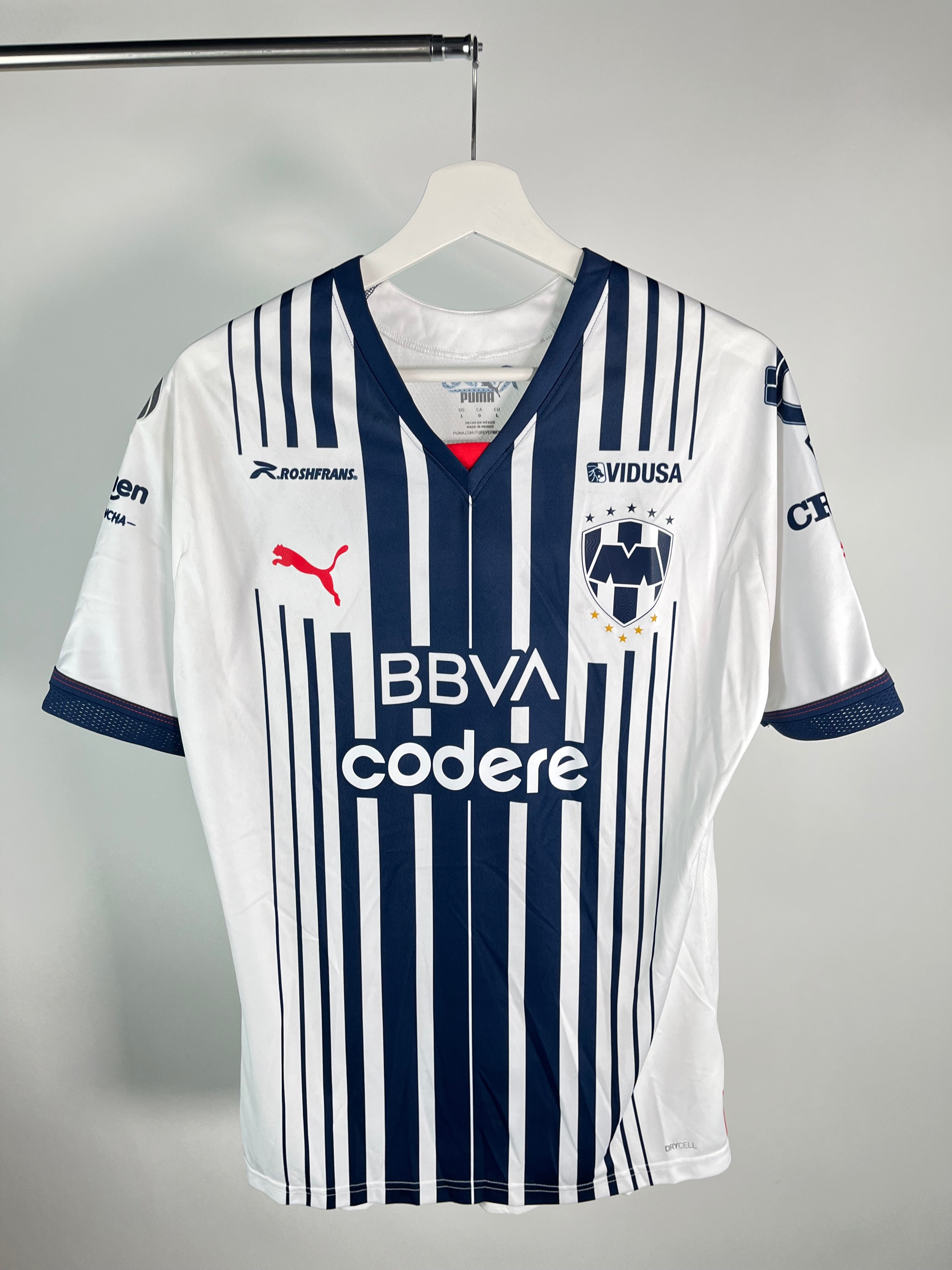 Jersey Rayados Monterrey Local 2022 2023 Match Worn Rogelio Funes Mori (L)