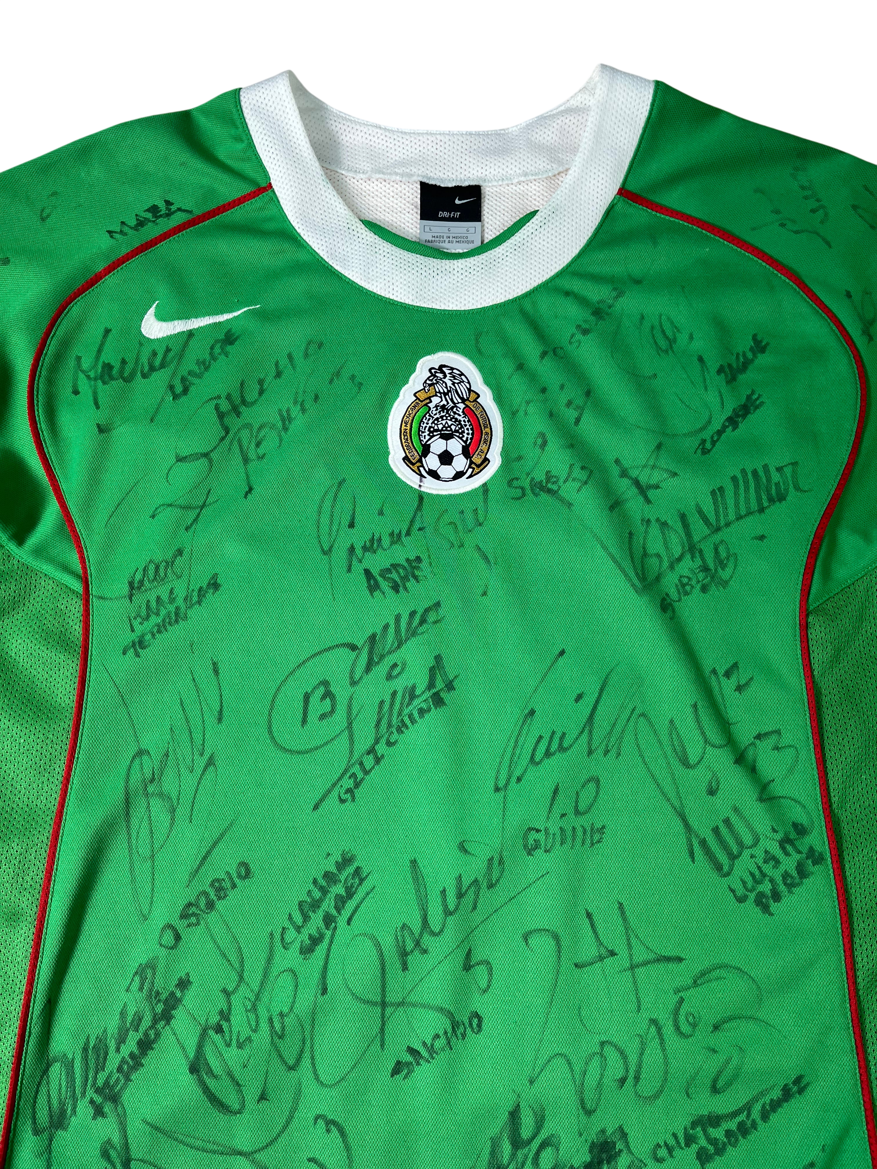 Jersey México Local 2005 2006 Autografiado (L)