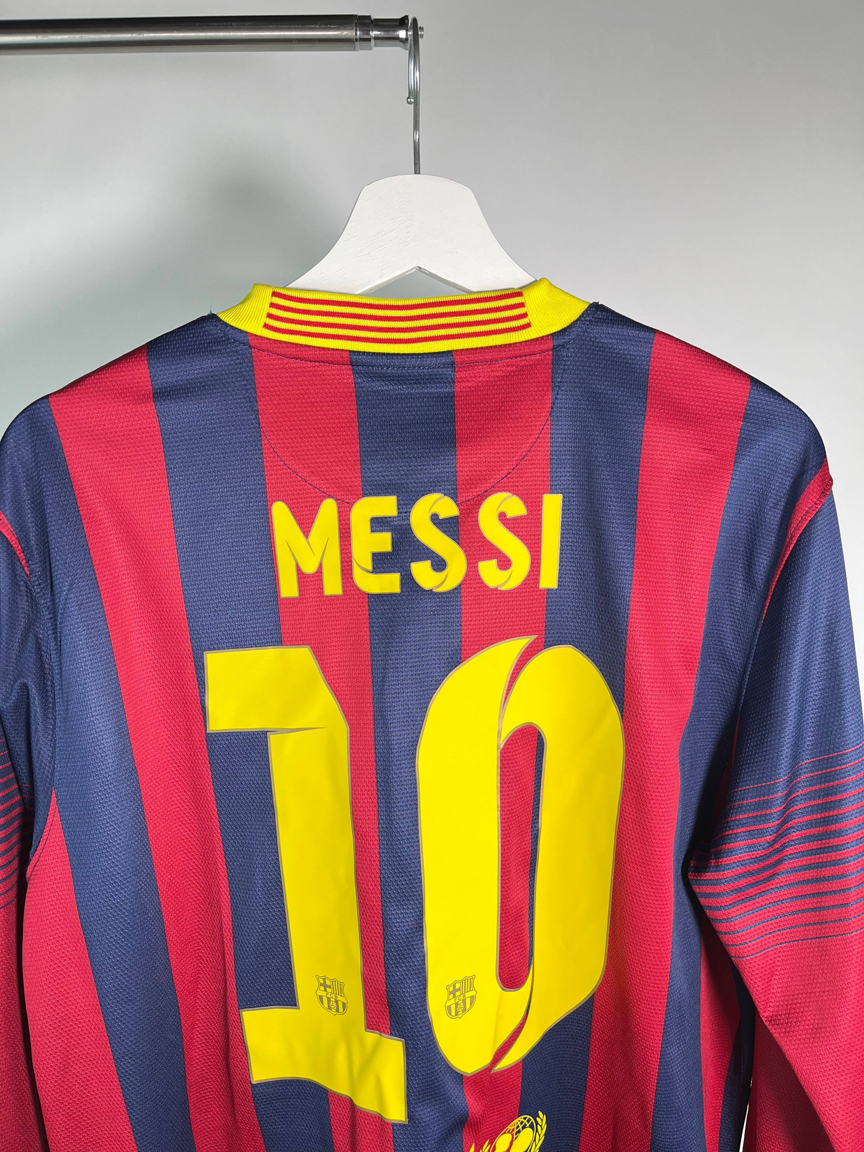 Jersey Barcelona 2013 2014 Manga Larga Lionel Messi (L)