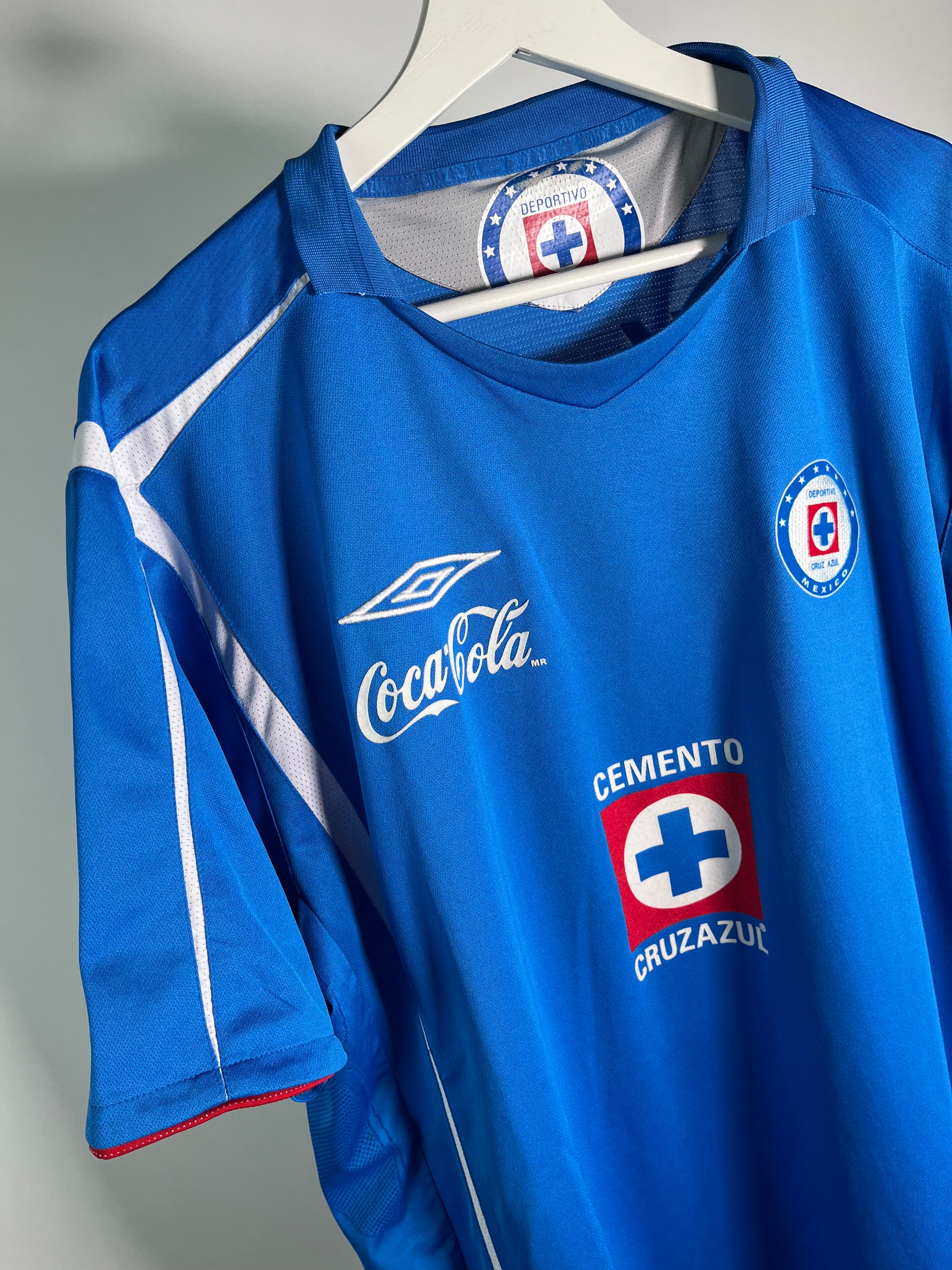Jersey Cruz Azul Local 2006 2007 Cesar Delgado (XL)
