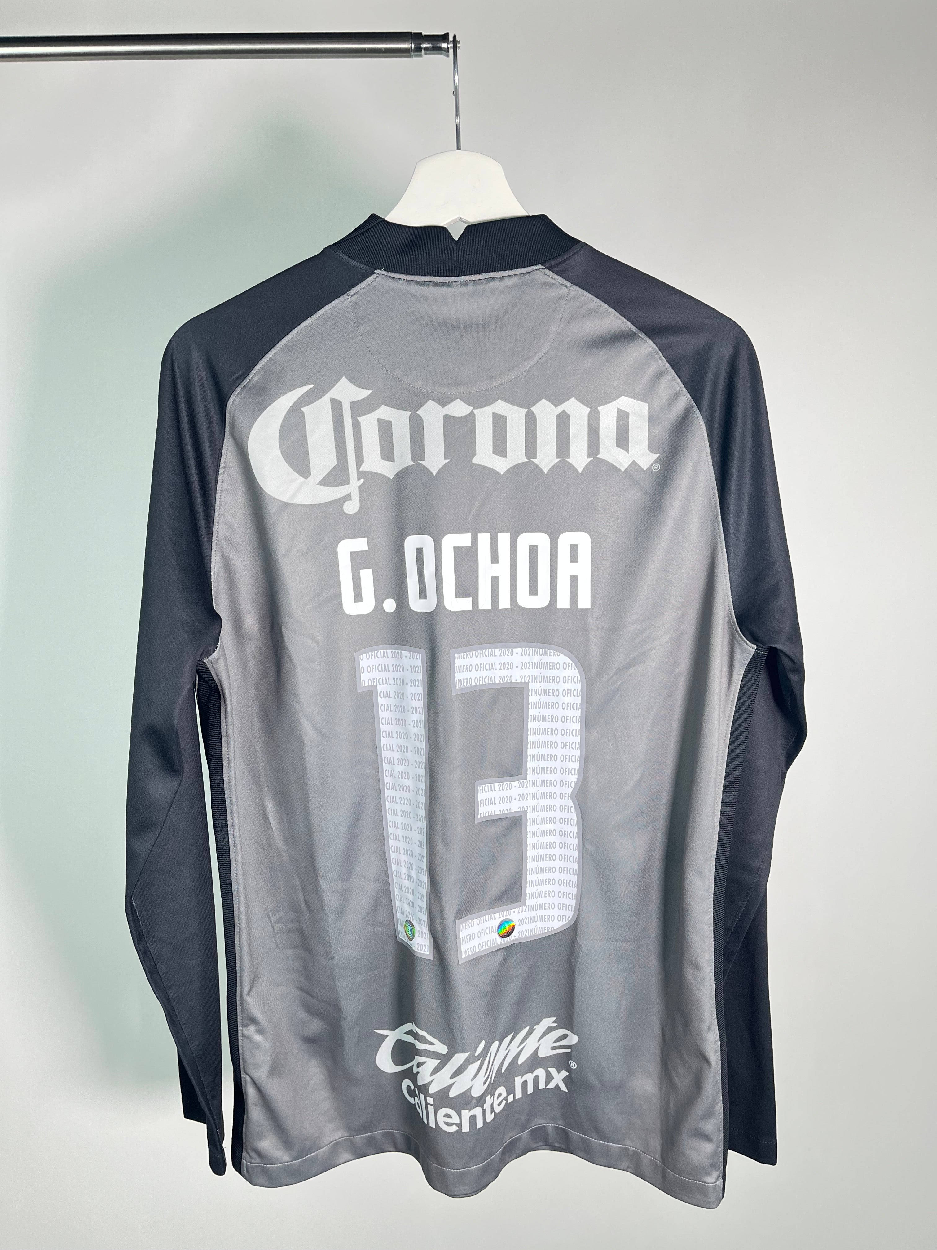 Jersey Club América Portero 2021 2022 Manga Larga Guillermo Ochoa (M)