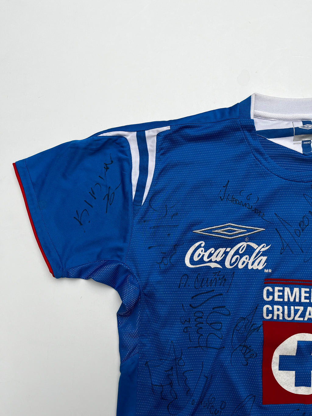 Jersey Cruz Azul Local 2004 2005 Autografiado (L niño)