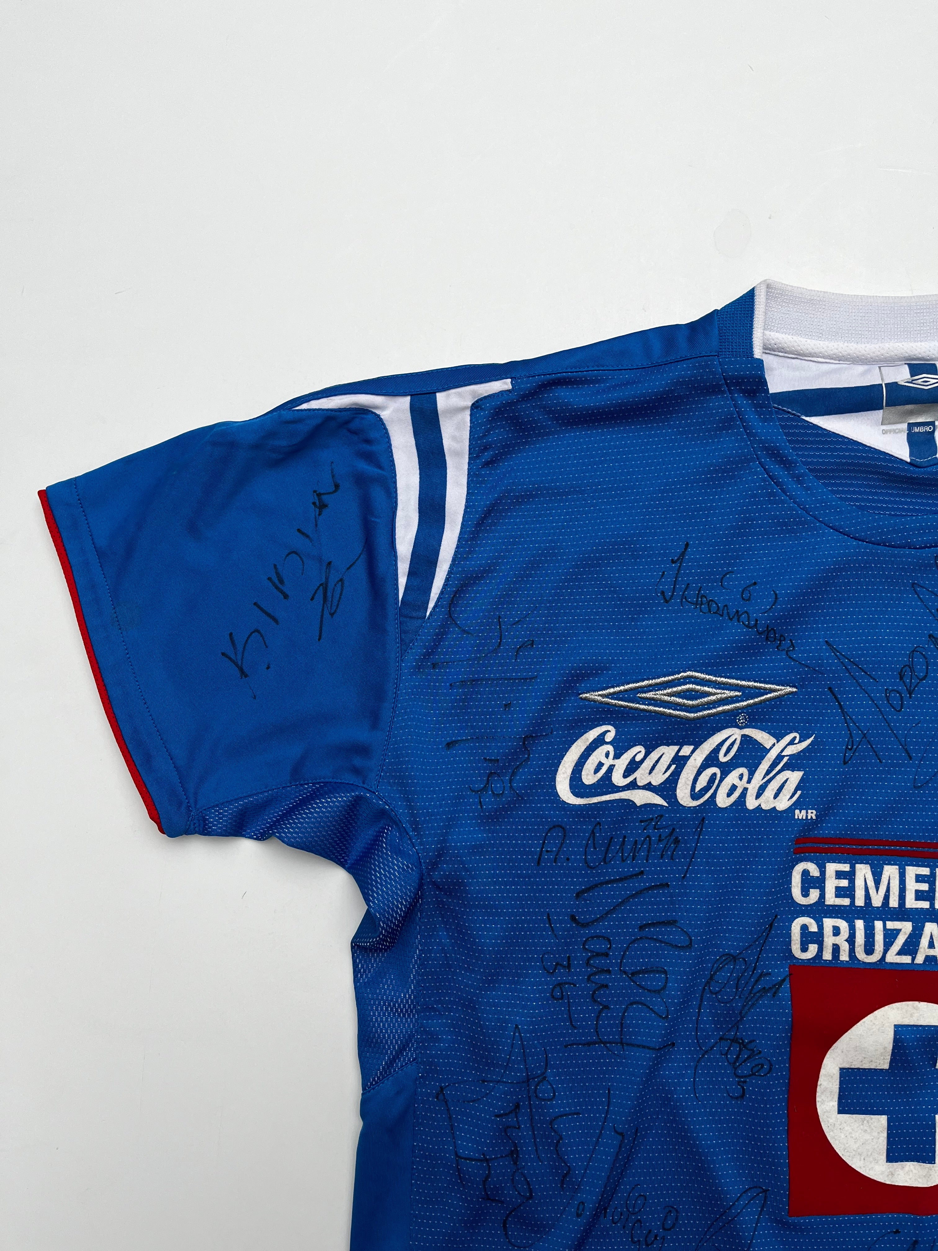 Jersey Cruz Azul Local 2004 2005 Autografiado (L niño)