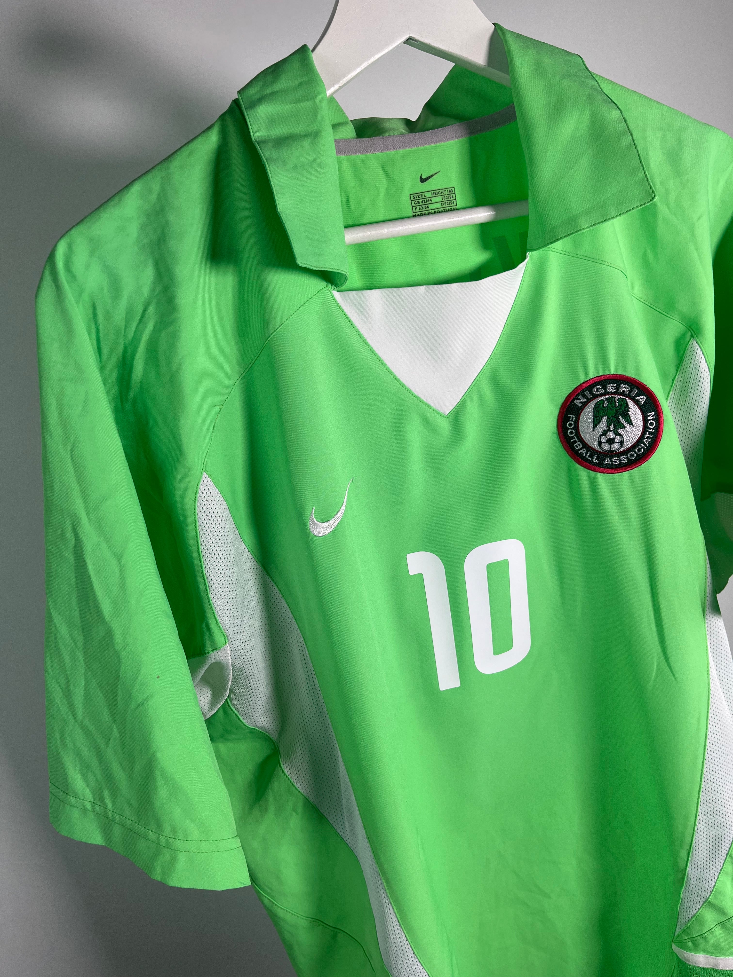Jersey Nigeria Local 2002 2004 Jay Jay Okocha (L)