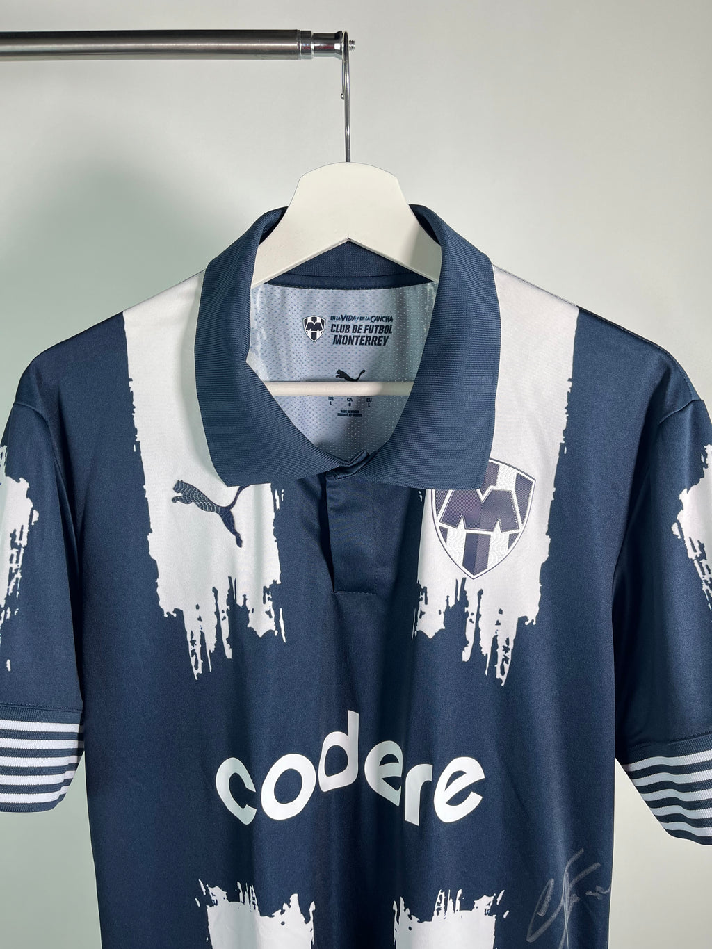 Jersey Rayados Monterrey Local 2025 Autografiado  Versión Jugador (L)