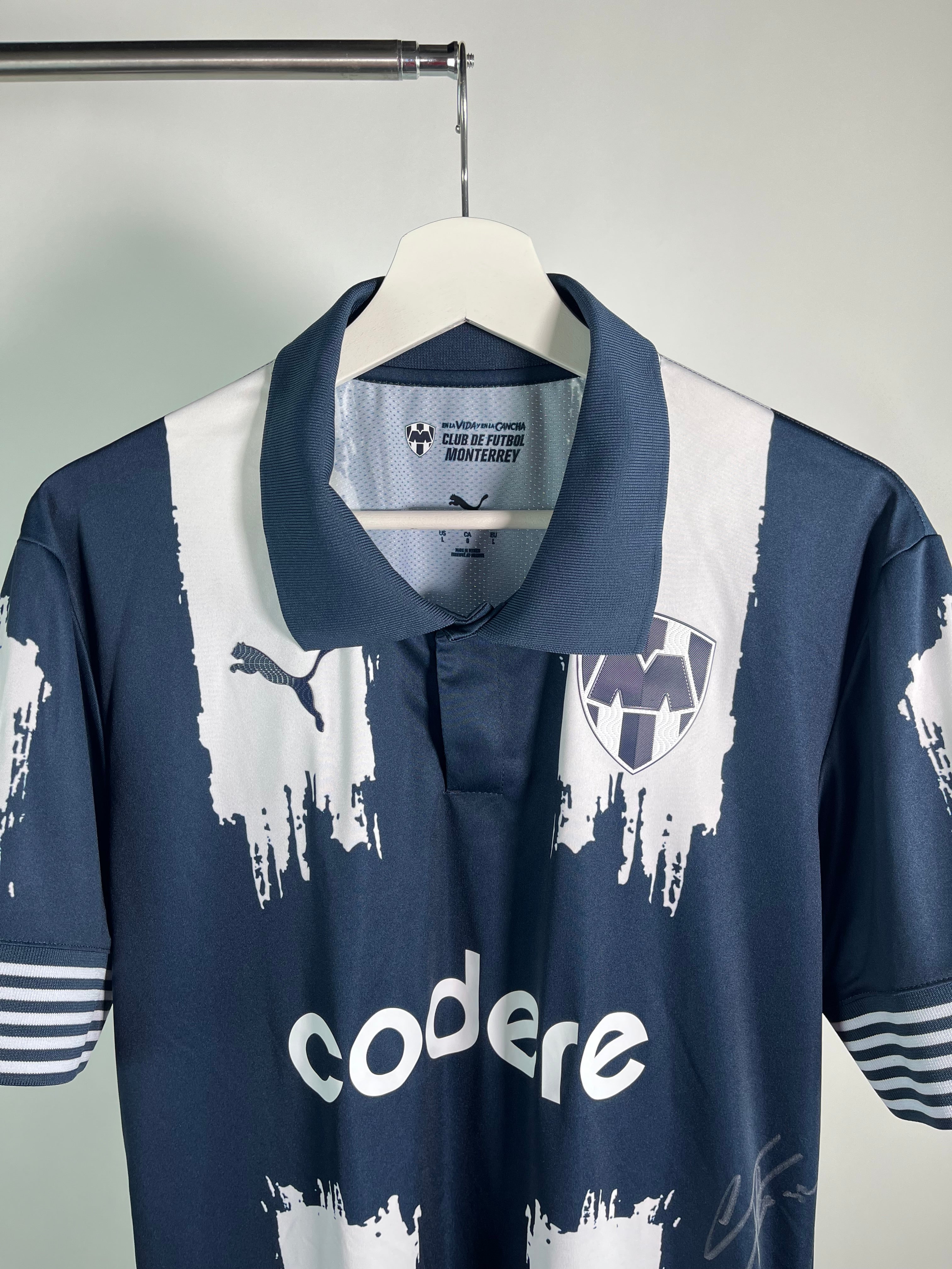 Jersey Rayados Monterrey Local 2025 Autografiado  Versión Jugador (L)