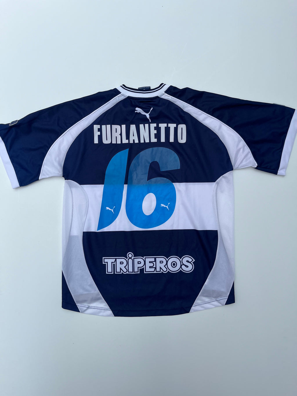 Jersey Gimnasia y Esgrima Visita 2002 2003 Match Worn Furlanetto (L)