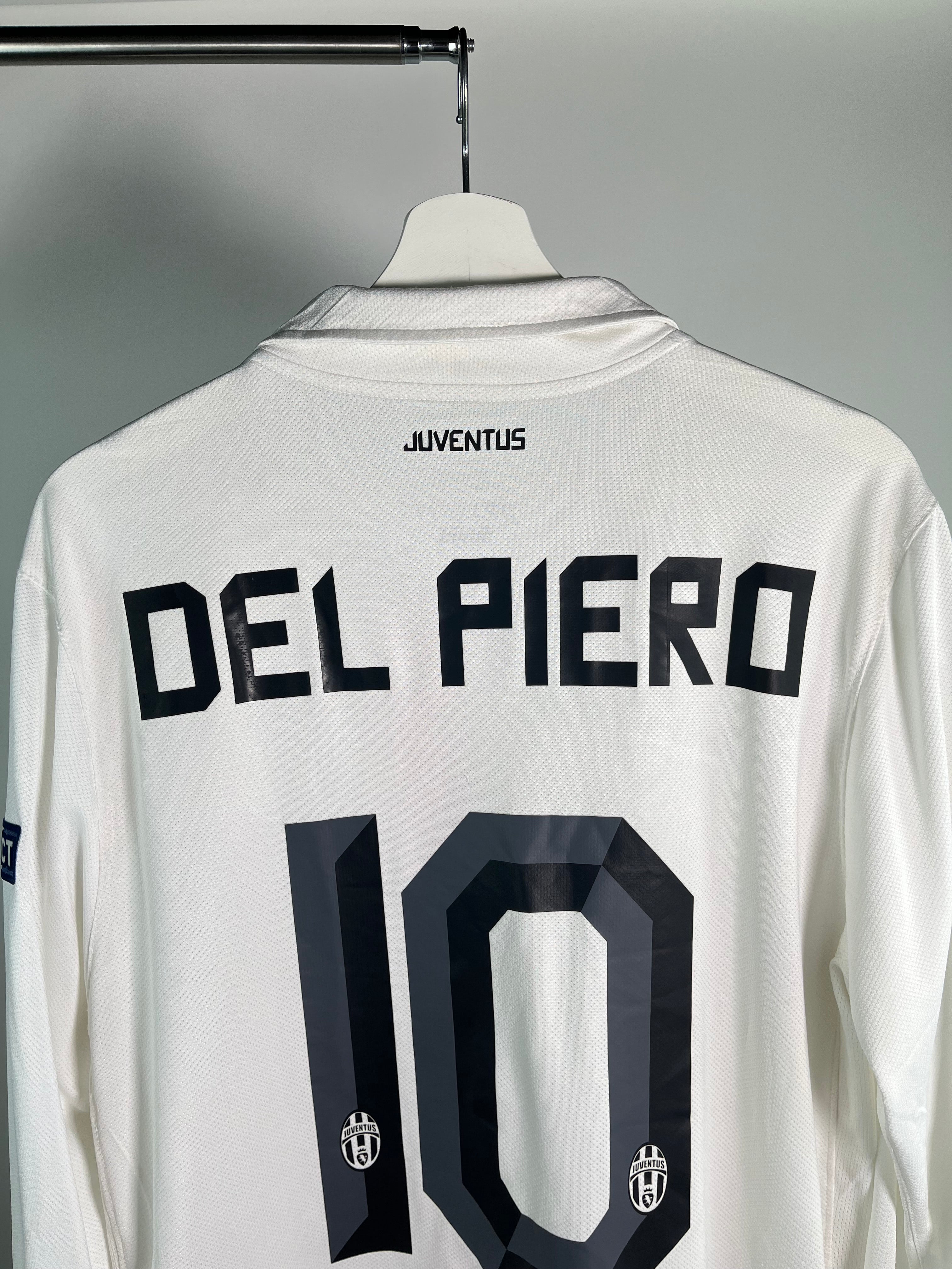 Jersey Juventus Visita 2010 2011 *Europa League* Manga Larga Alessandro Del Piero (L)