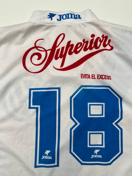 Jersey Puebla Local 1998 1999 Match Worn Edgar Plascencia (L)
