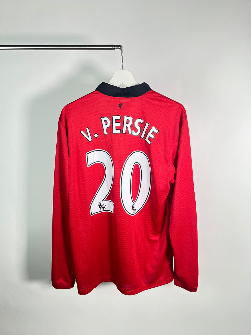 Jersey Manchester United Local 2013 2014 Manga Larga Robin Van Persie (L)