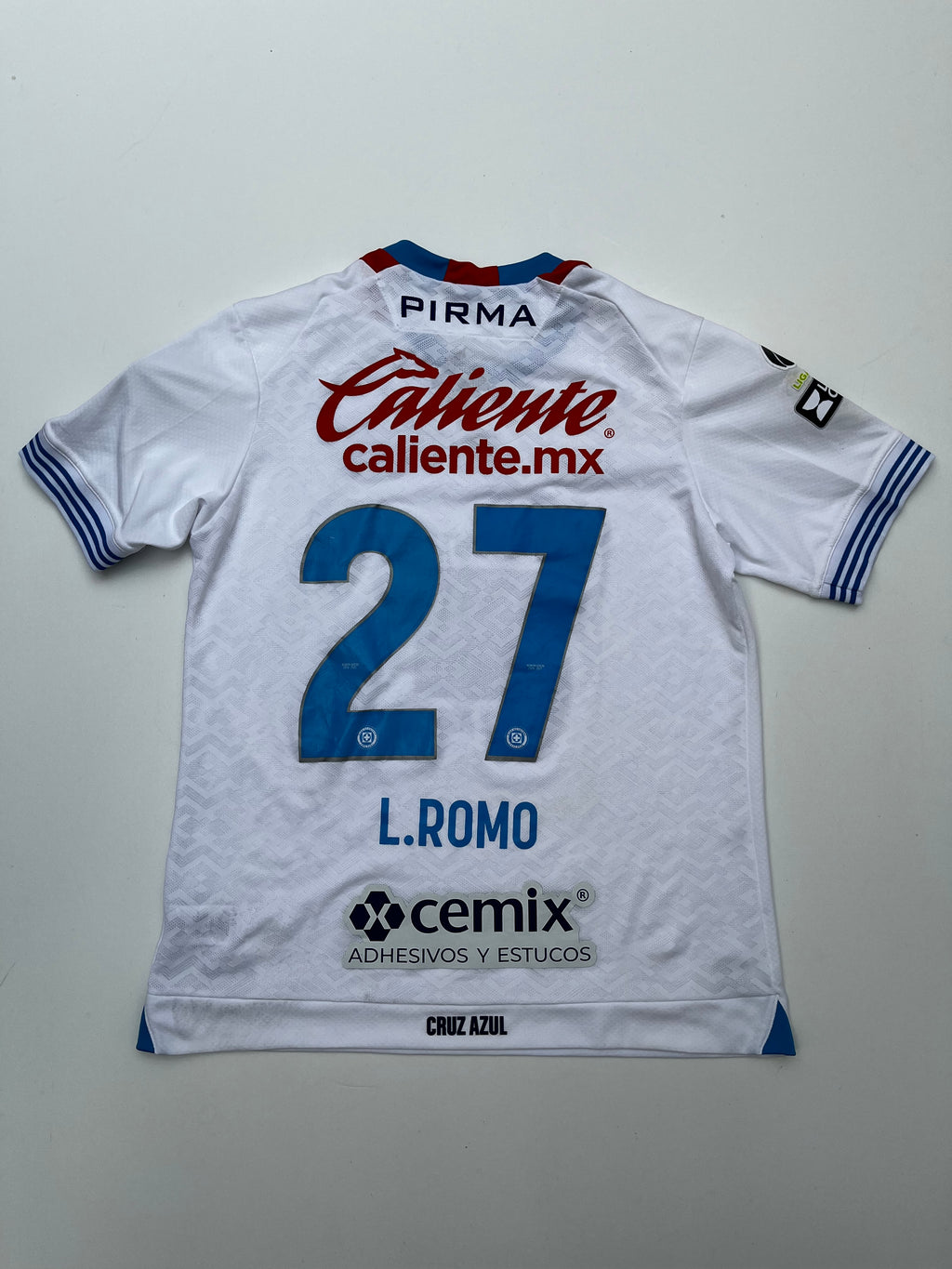 Jersey Cruz Azul Visita 2024 2025 Match Worn Luis Romo (M)