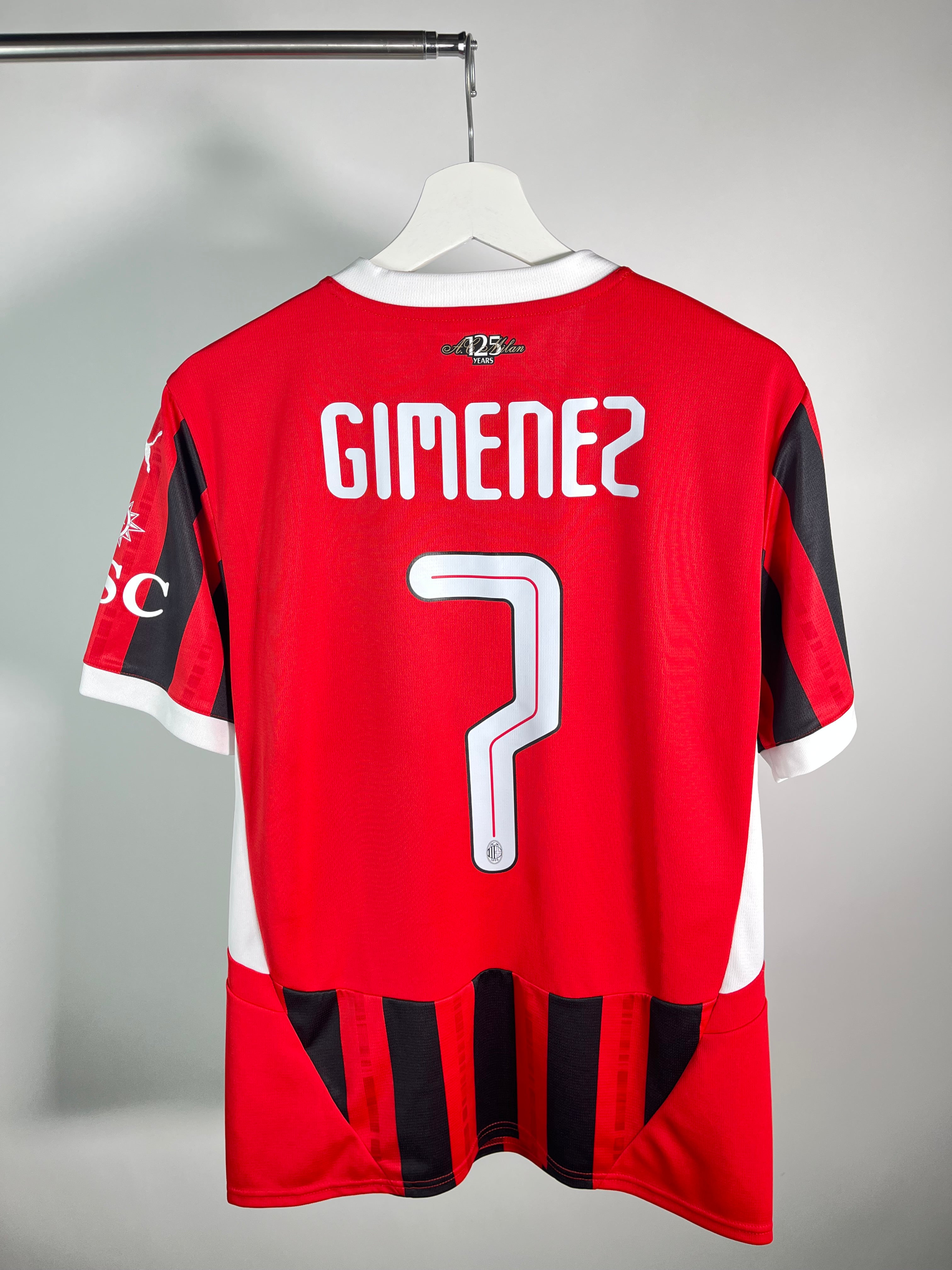 Jersey AC Milan Local 2024 2025 Santiago Giménez (M)