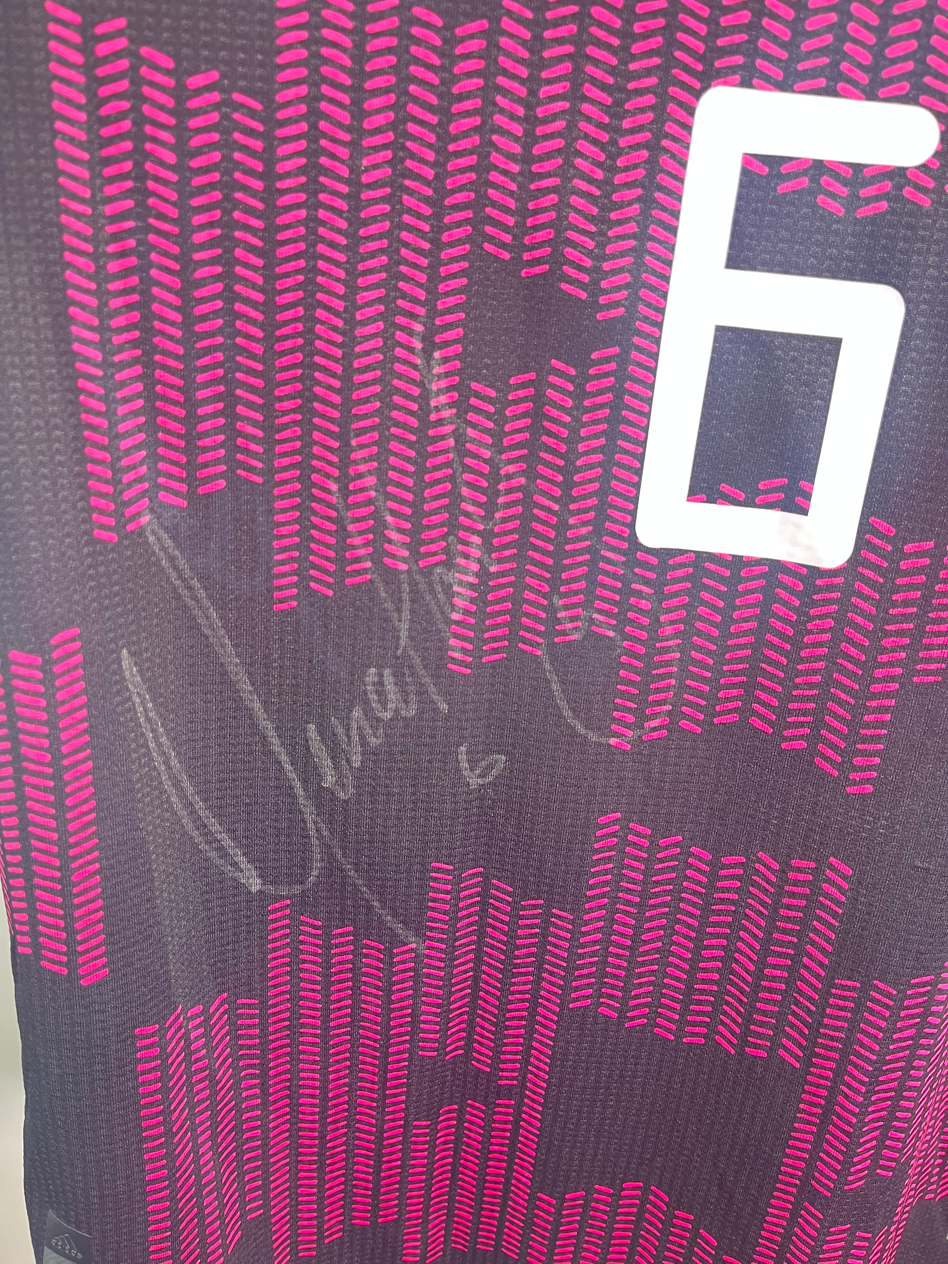 Jersey México Local 2021 2022 Versión Jugador Autografiado por Jonathan Dos Santos (S)
