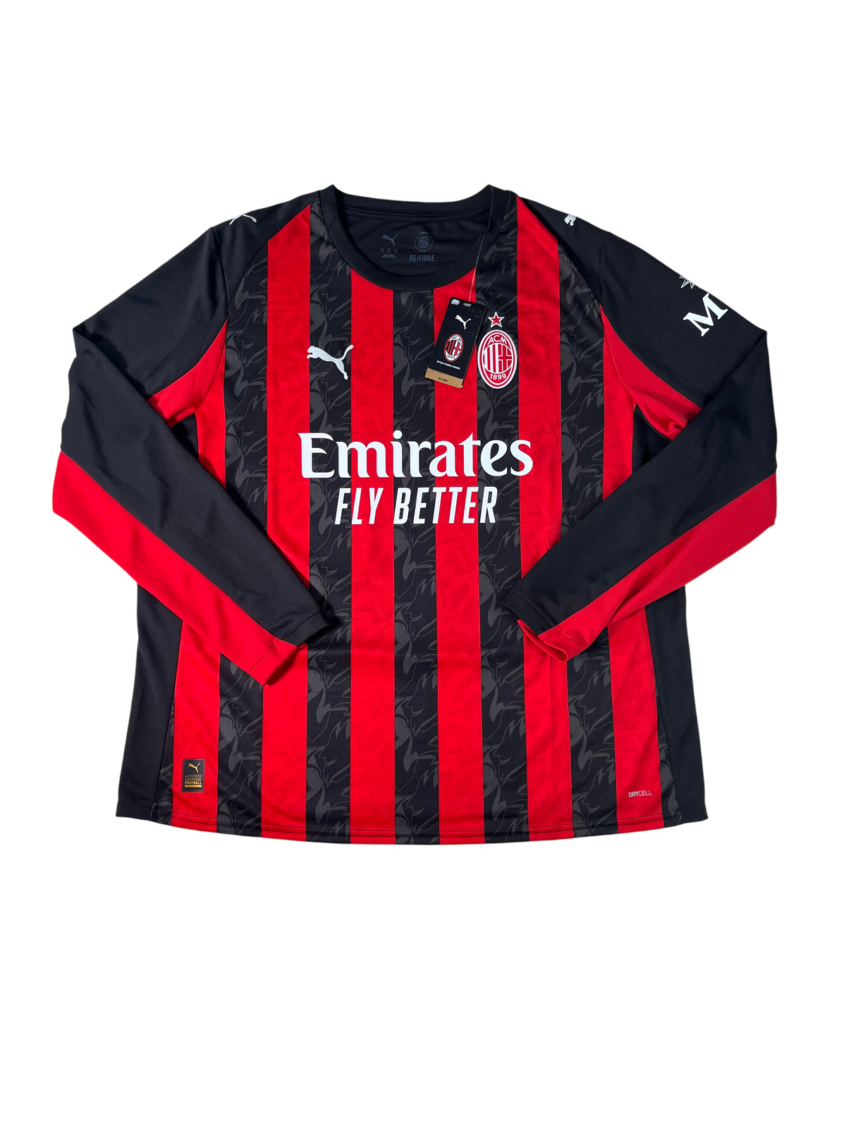 Jersey AC Milan Local 2025 2026 Manga Larga Luka Modrić *C/Etiquetas* (XXL)