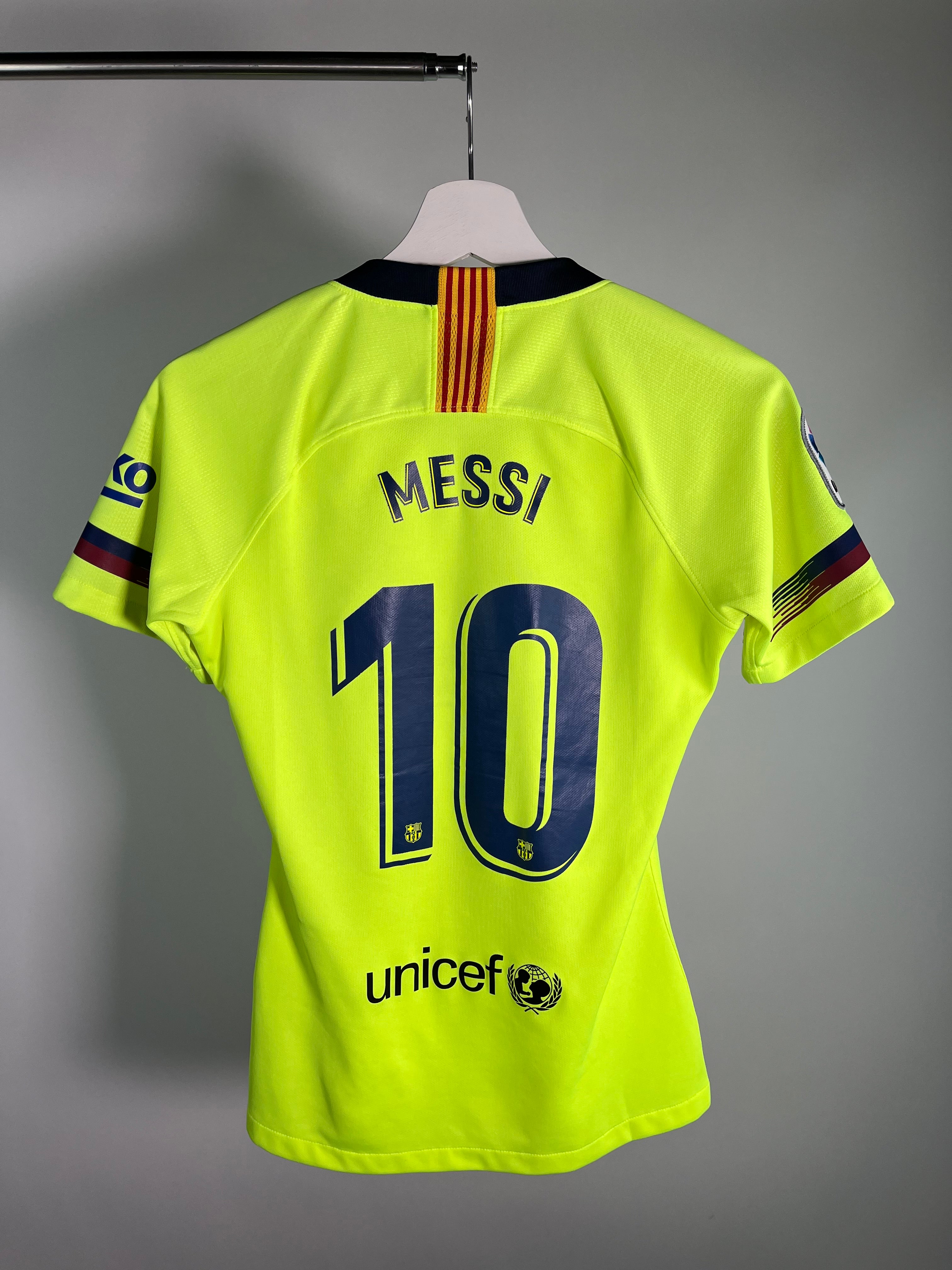 Jersey Barcelona Visita 2018 2019 Lionel Messi (XS Mujer)