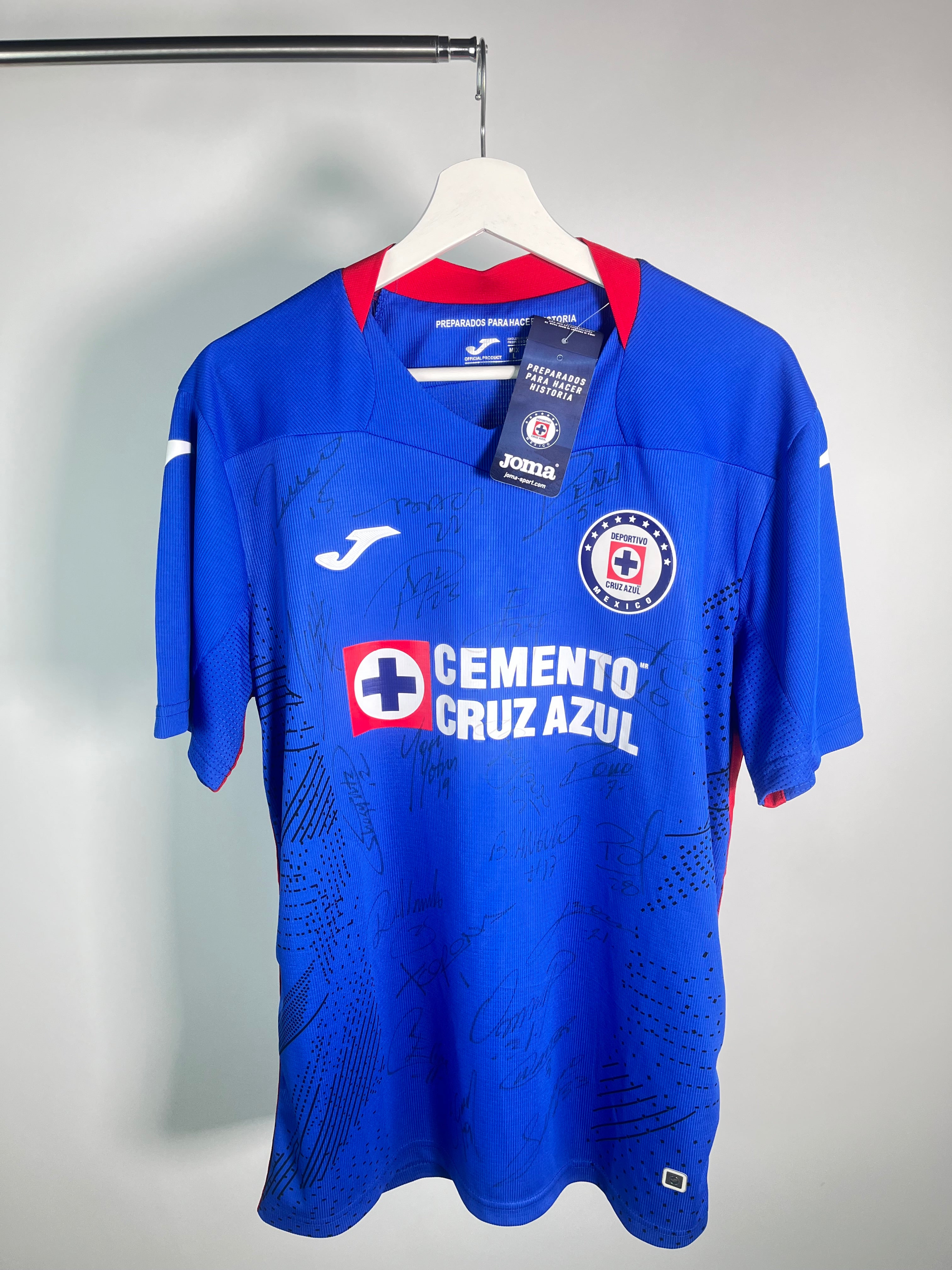 Jersey Cruz Azul Local 2020 2021 Autografiado *C/Etiquetas* (L)