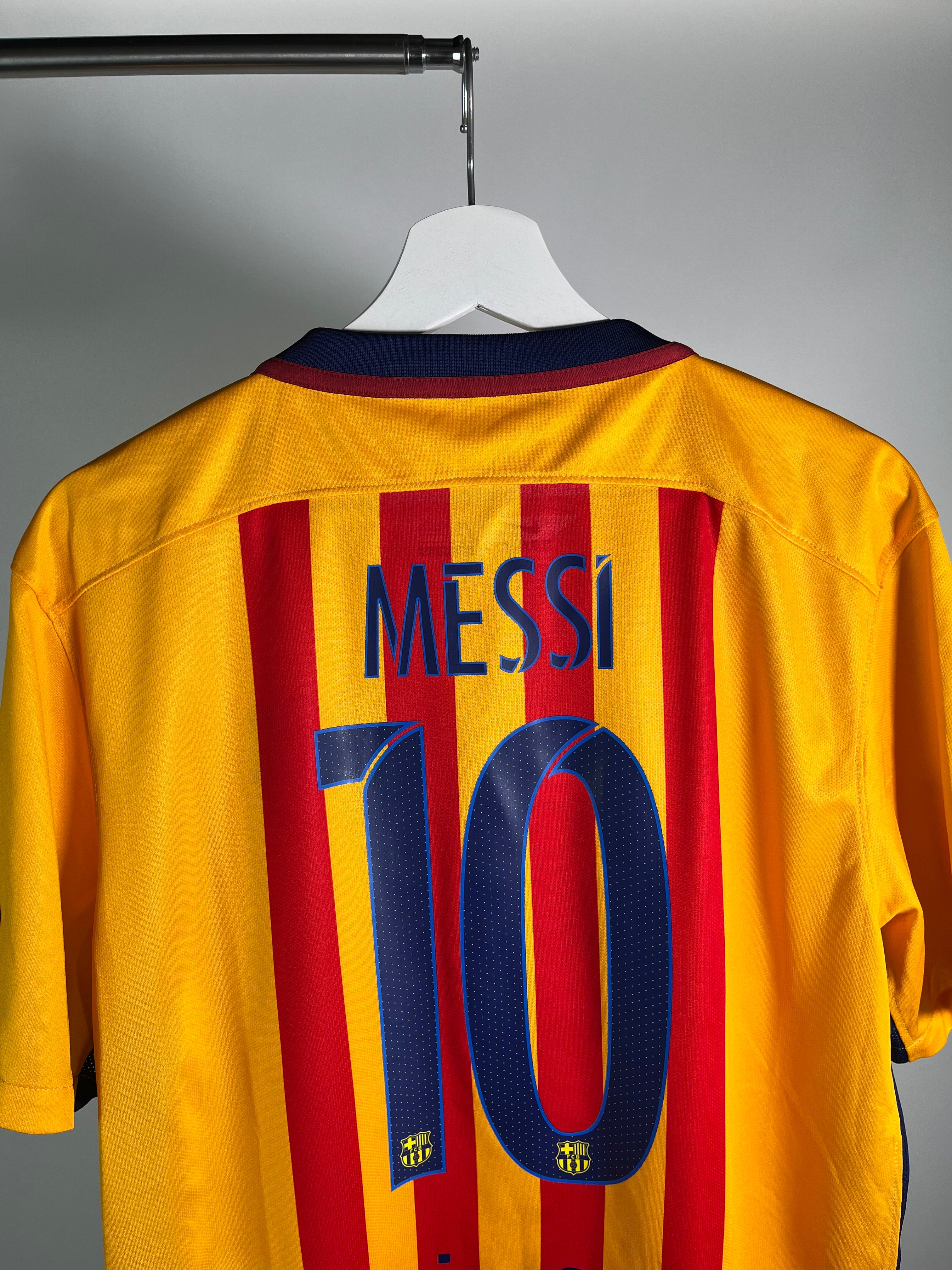Jersey Barcelona Visita 2015 2016 Lionel Messi (L)