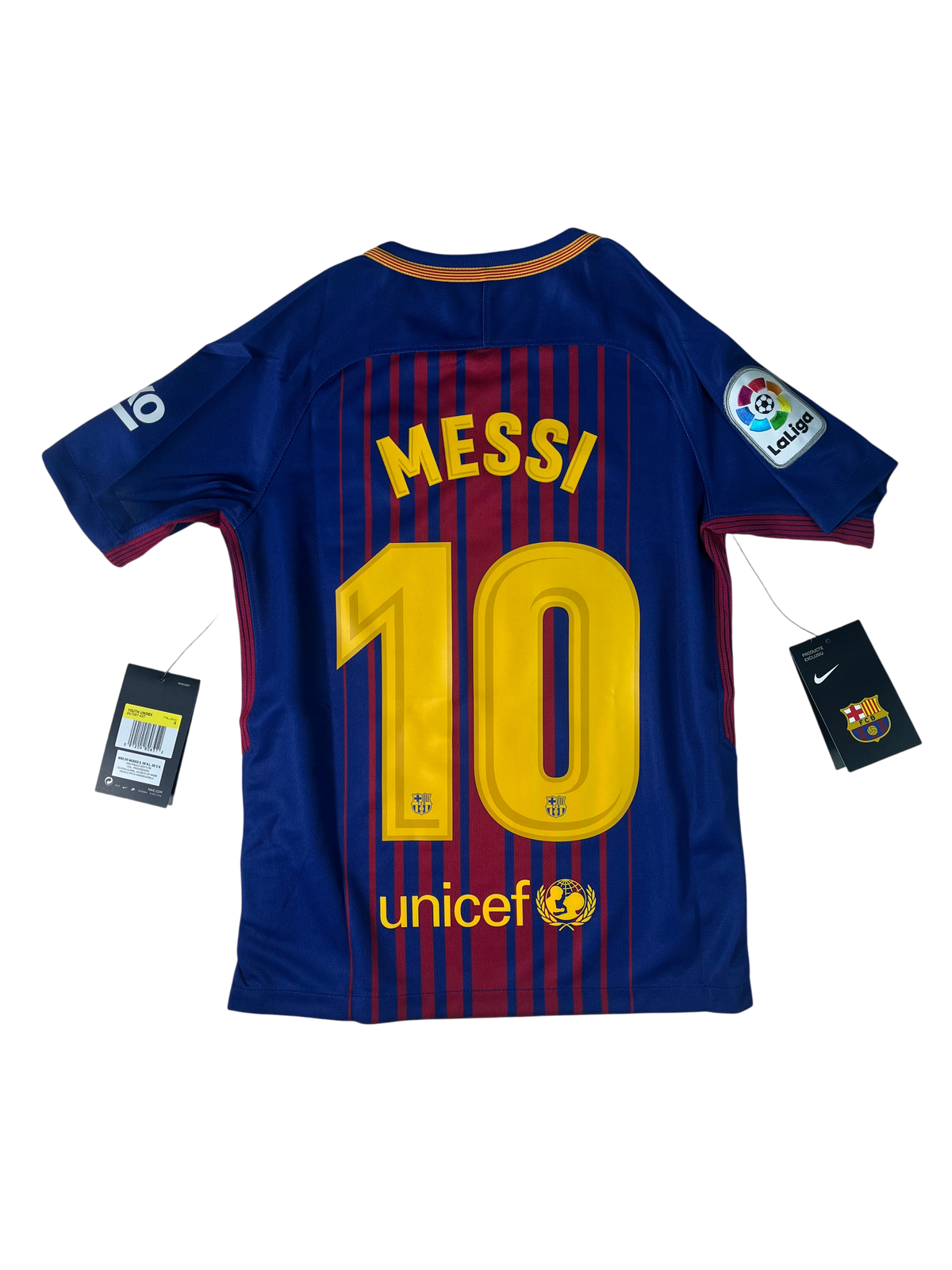 Jersey Barcelona Local 2017 2018 Lionel Messi *C/Etiquetas*