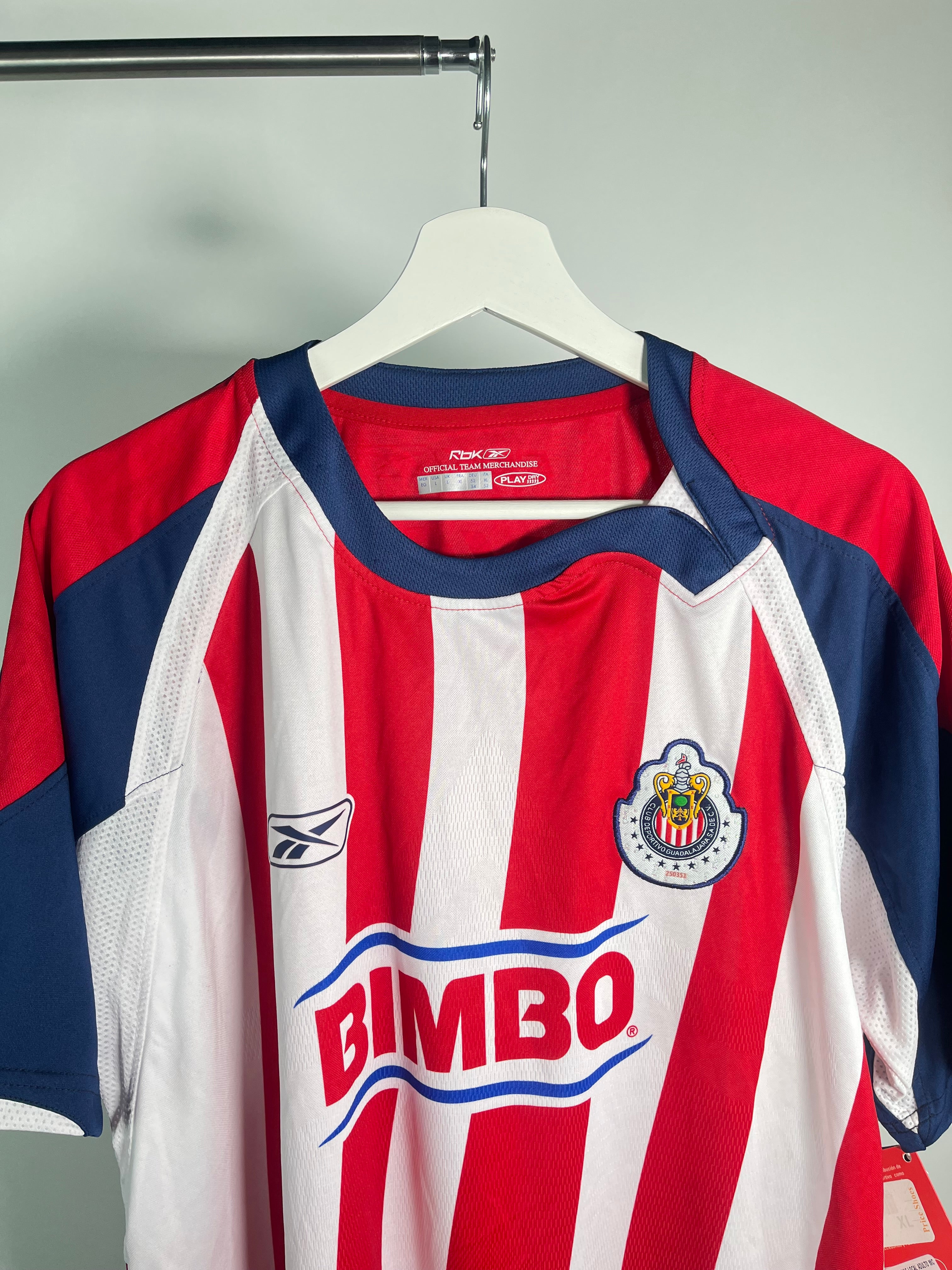 Jersey Chivas Local 2007 2008 *C/Etiquetas* (XL)