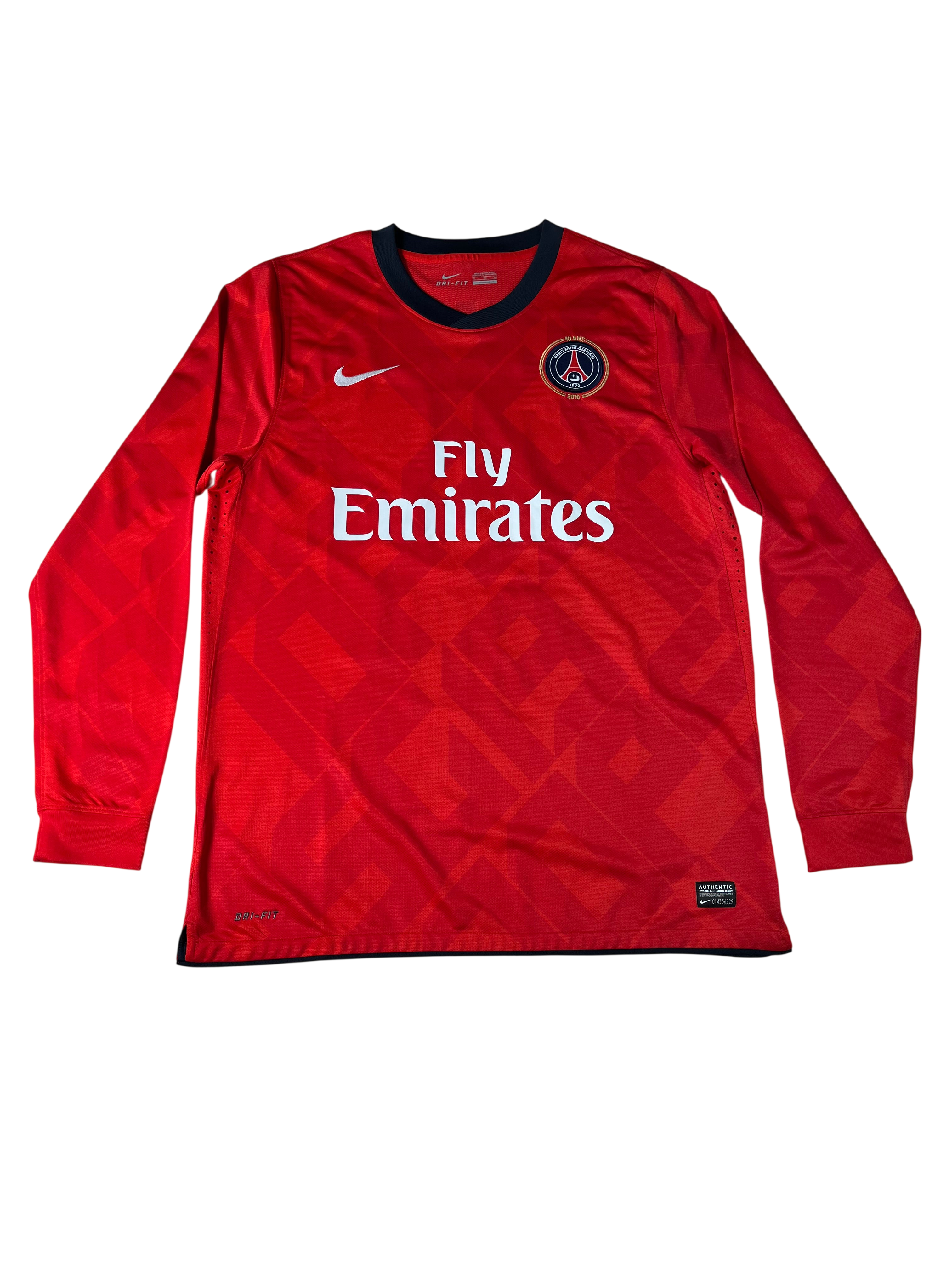 Jersey PSG Local 2010 2011 Utilería Manga Larga Claude Makélélé (XL)