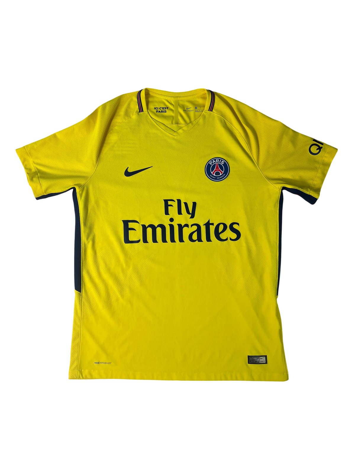 Jersey PSG Visita 2017 2018 Versión Jugador Neymar Júnior (L)